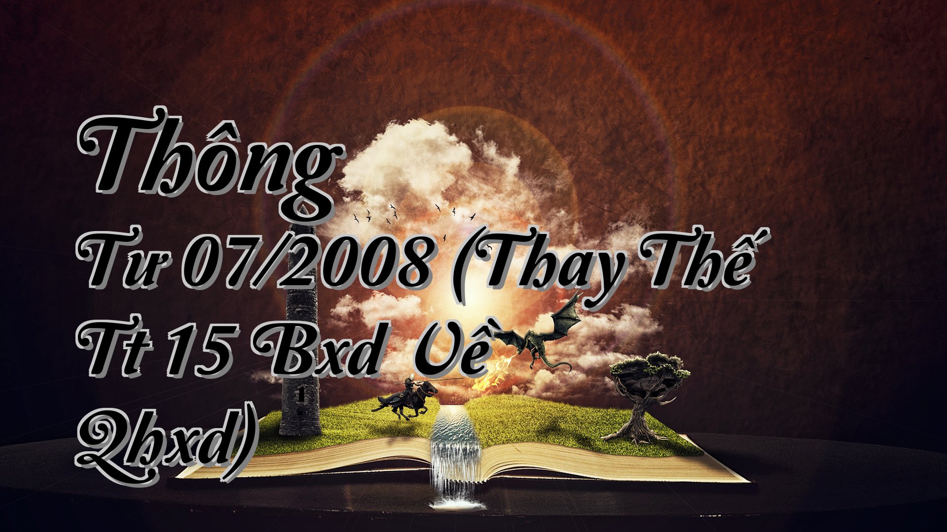 cover-Thông Tư 07/2008 (Thay Thế Tt 15 Bxd Về Qhxd)