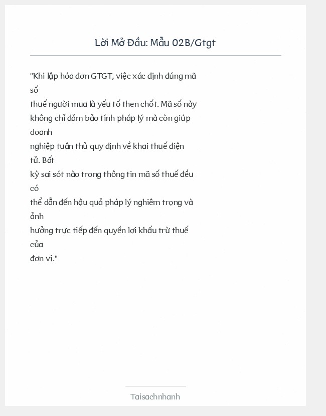 Trích đoạn Mẫu 02B/Gtgt