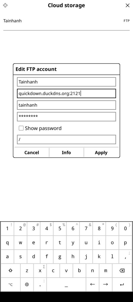 Hướng dẫn sử dụng Koreader vào Ftp của Taisachnhanh (3)