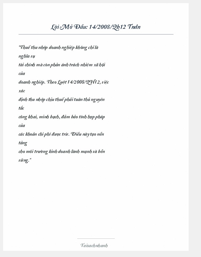 Trích đoạn 14/2008/Qh12 Tndn