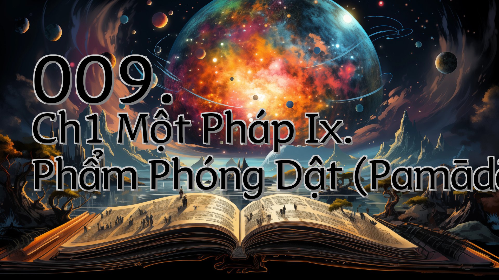 cover-009. Ch1 Một Pháp Ix. Phẩm Phóng Dật (Pamādādivagga)