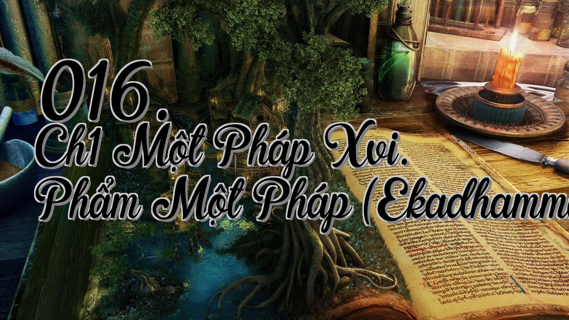 cover-016. Ch1 Một Pháp Xvi. Phẩm Một Pháp (Ekadhamma)