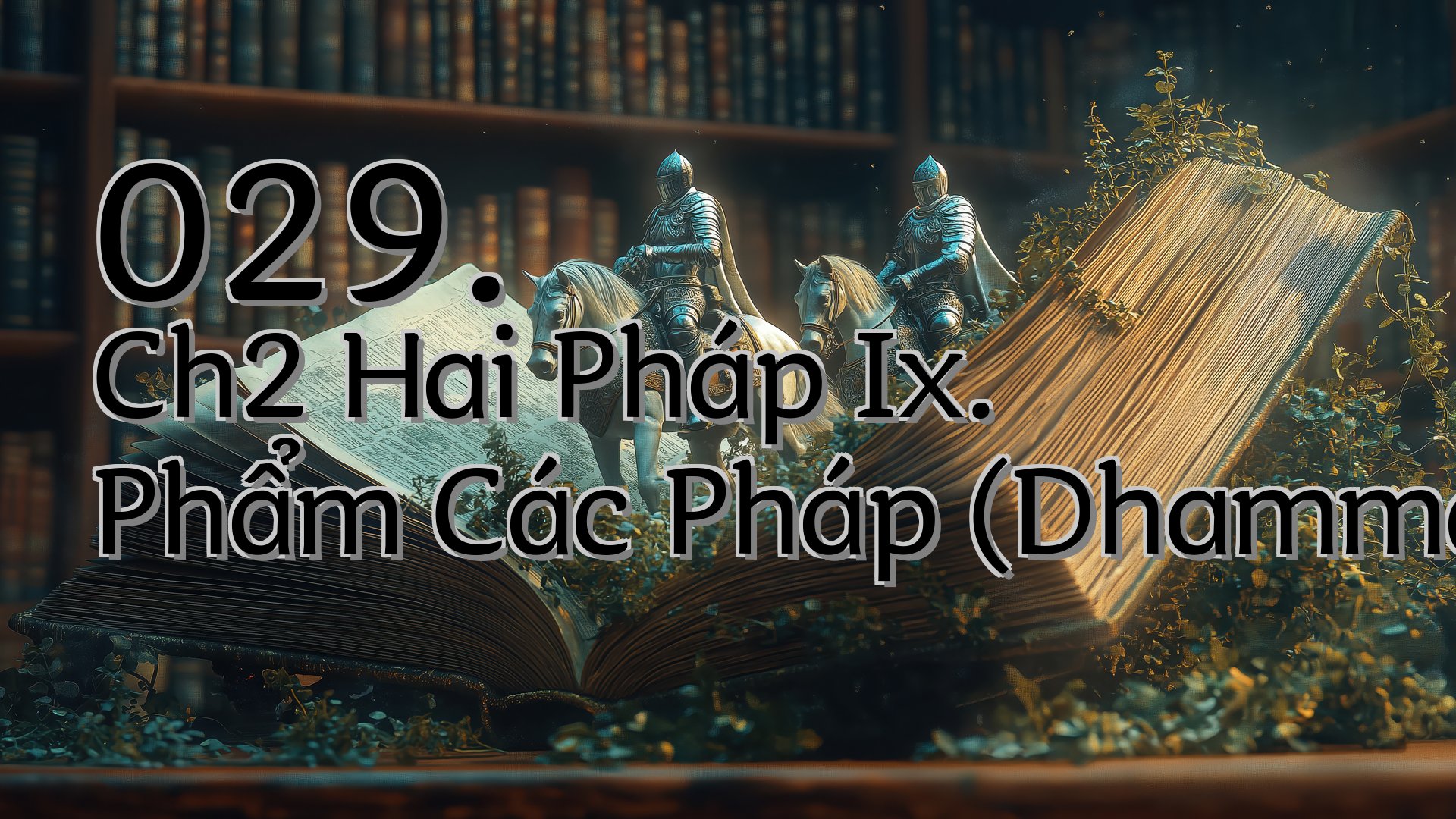 cover-029. Ch2 Hai Pháp Ix. Phẩm Các Pháp (Dhammavagga)
