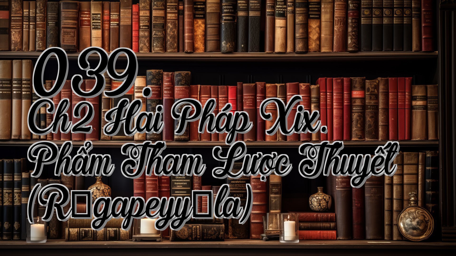 cover-039. Ch2 Hai Pháp Xix. Phẩm Tham Lược Thuyết (Rāgapeyyāla)