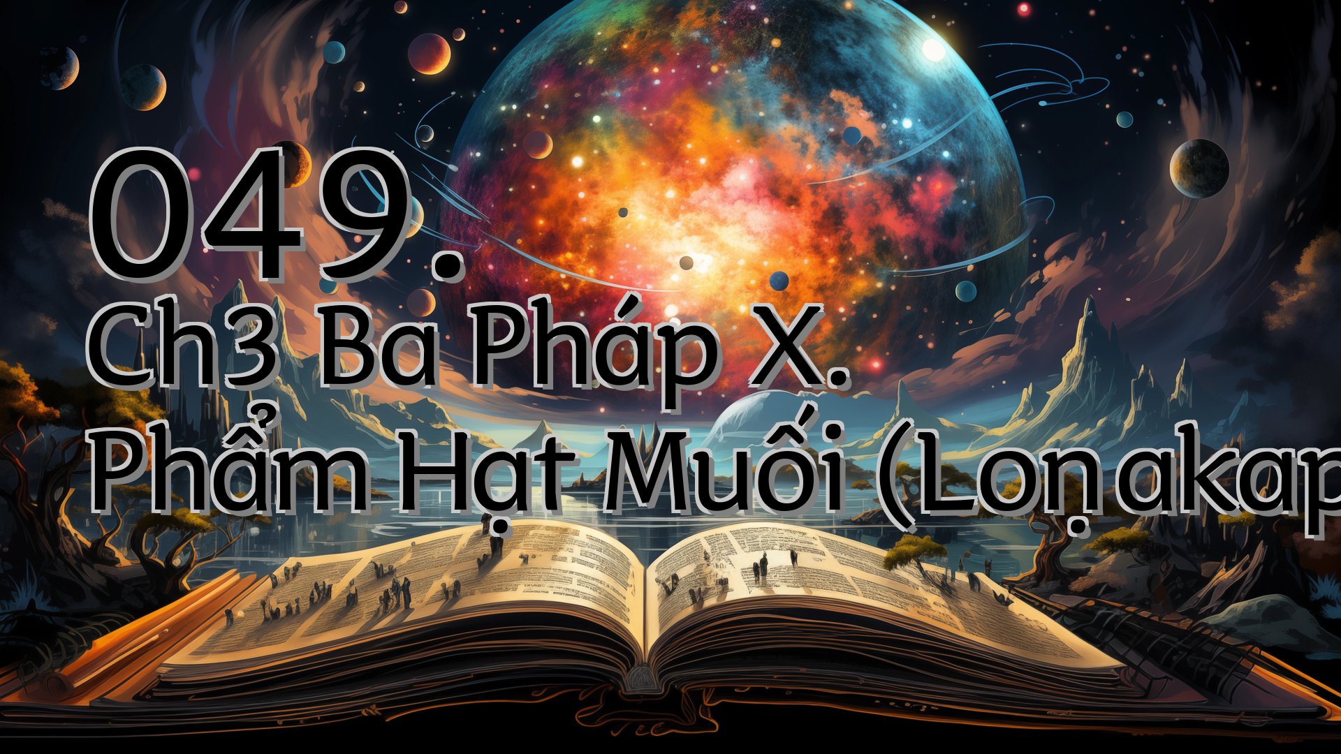 cover-049. Ch3 Ba Pháp X. Phẩm Hạt Muối (Loṇakapallavagga)