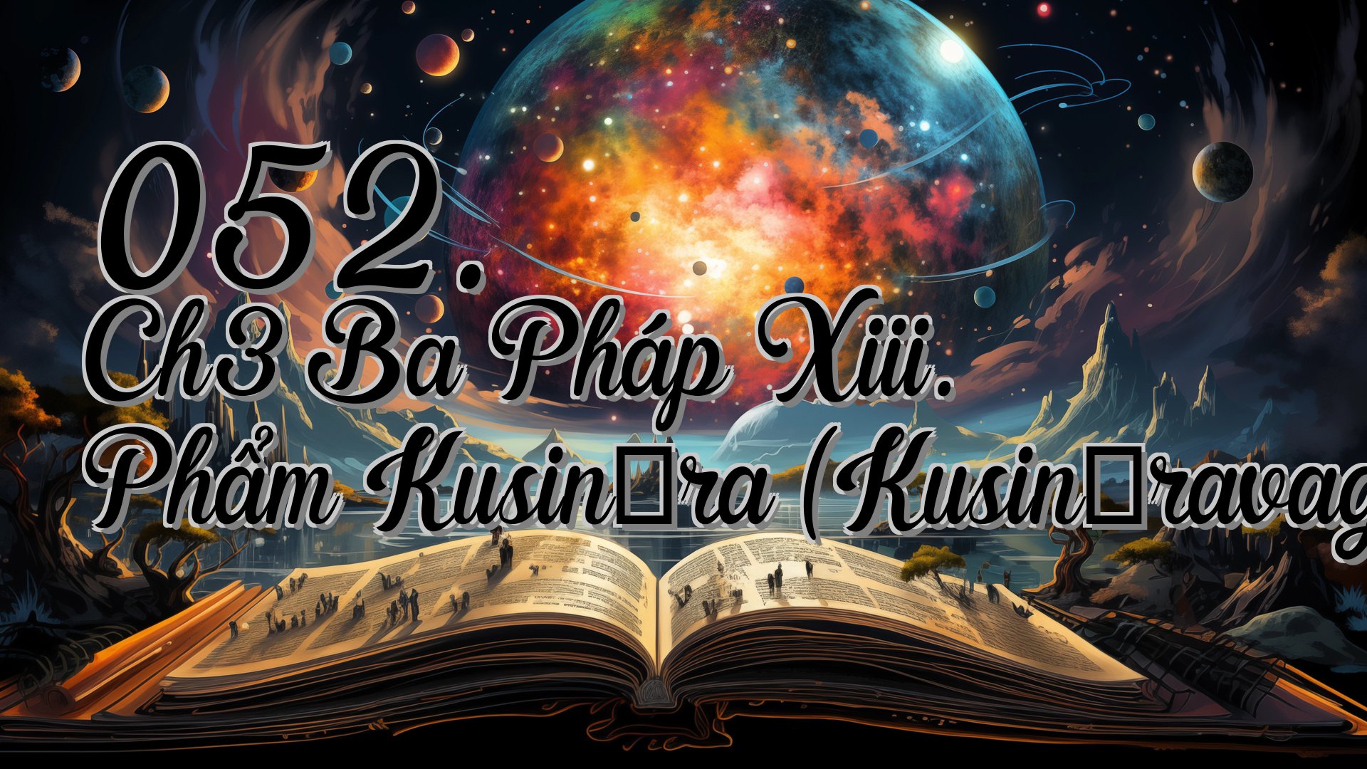 cover-052. Ch3 Ba Pháp Xiii. Phẩm Kusināra (Kusināravagga)