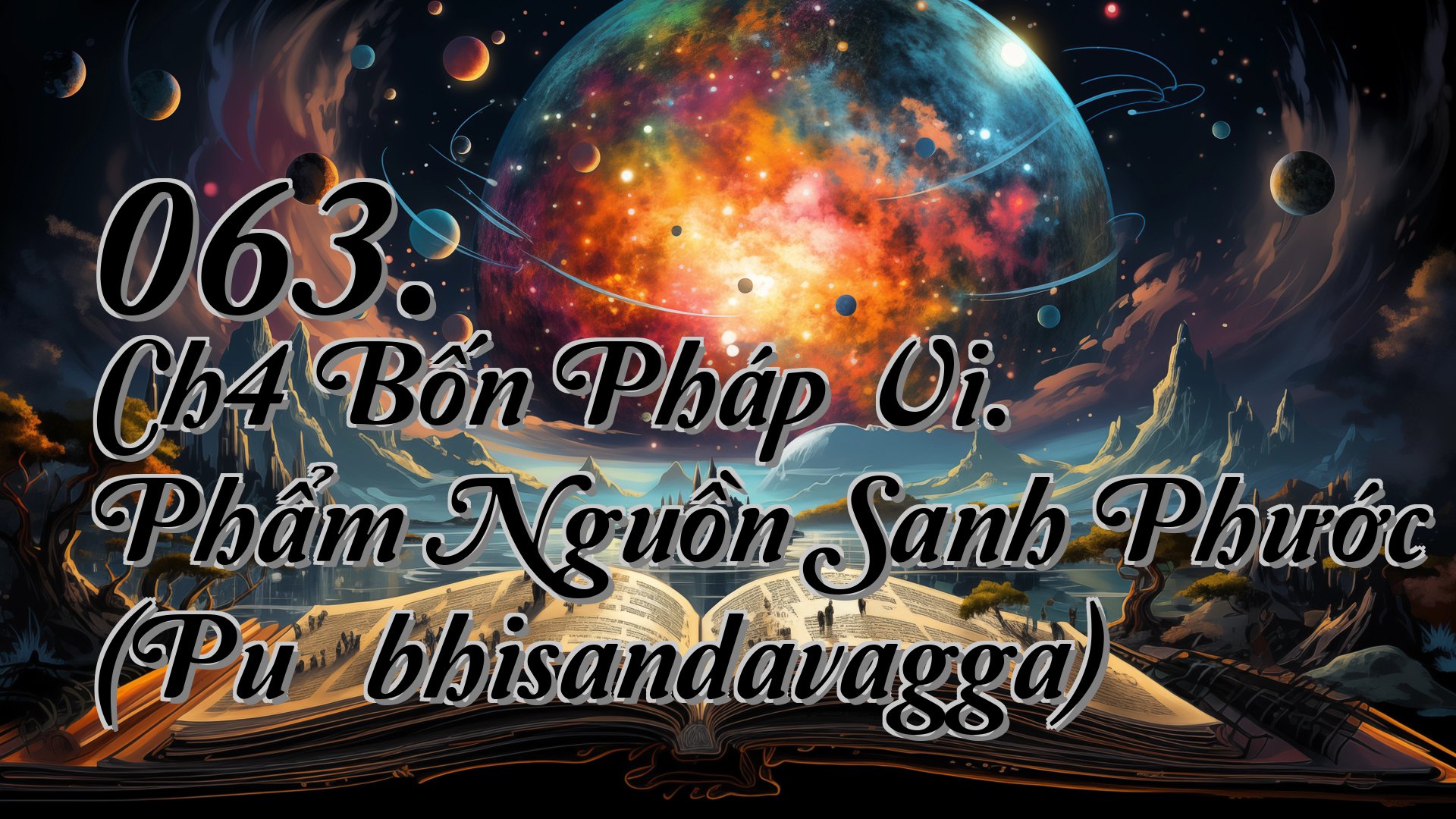 cover-063. Ch4 Bốn Pháp Vi. Phẩm Nguồn Sanh Phước (Puññābhisandavagga)