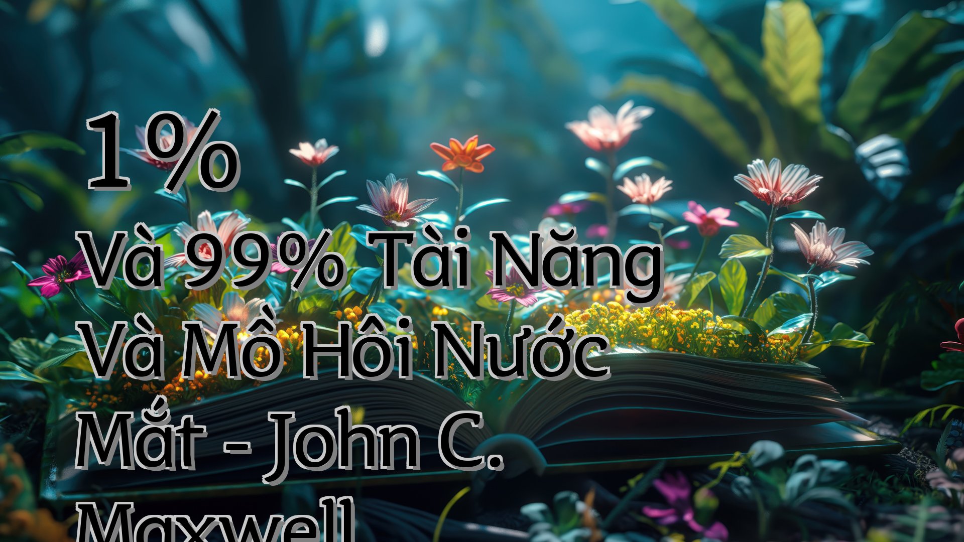 cover-1% Và 99% Tài Năng Và Mồ Hôi Nước Mắt - John C. Maxwell