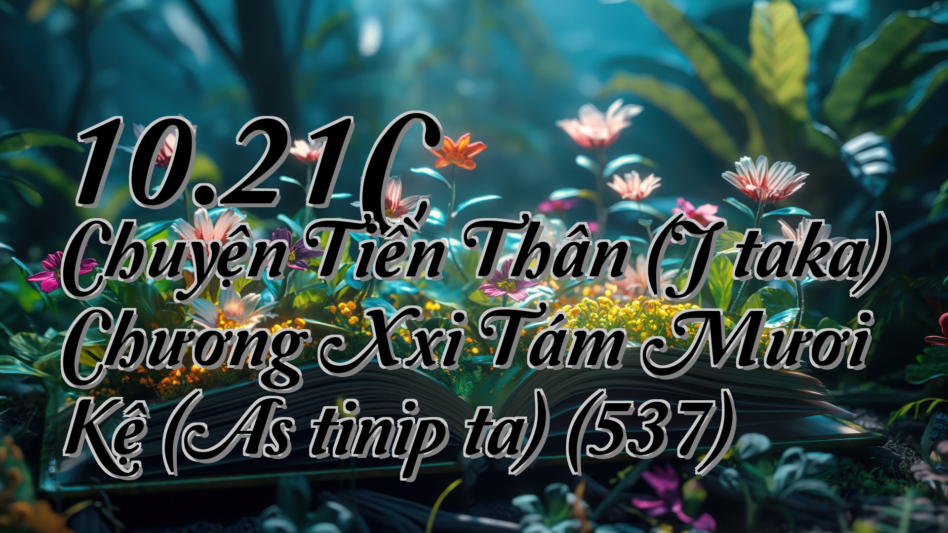 cover-10.21C Chuyện Tiền Thân (Jātaka) Chương Xxi Tám Mươi Kệ (Asītinipāta) (537)