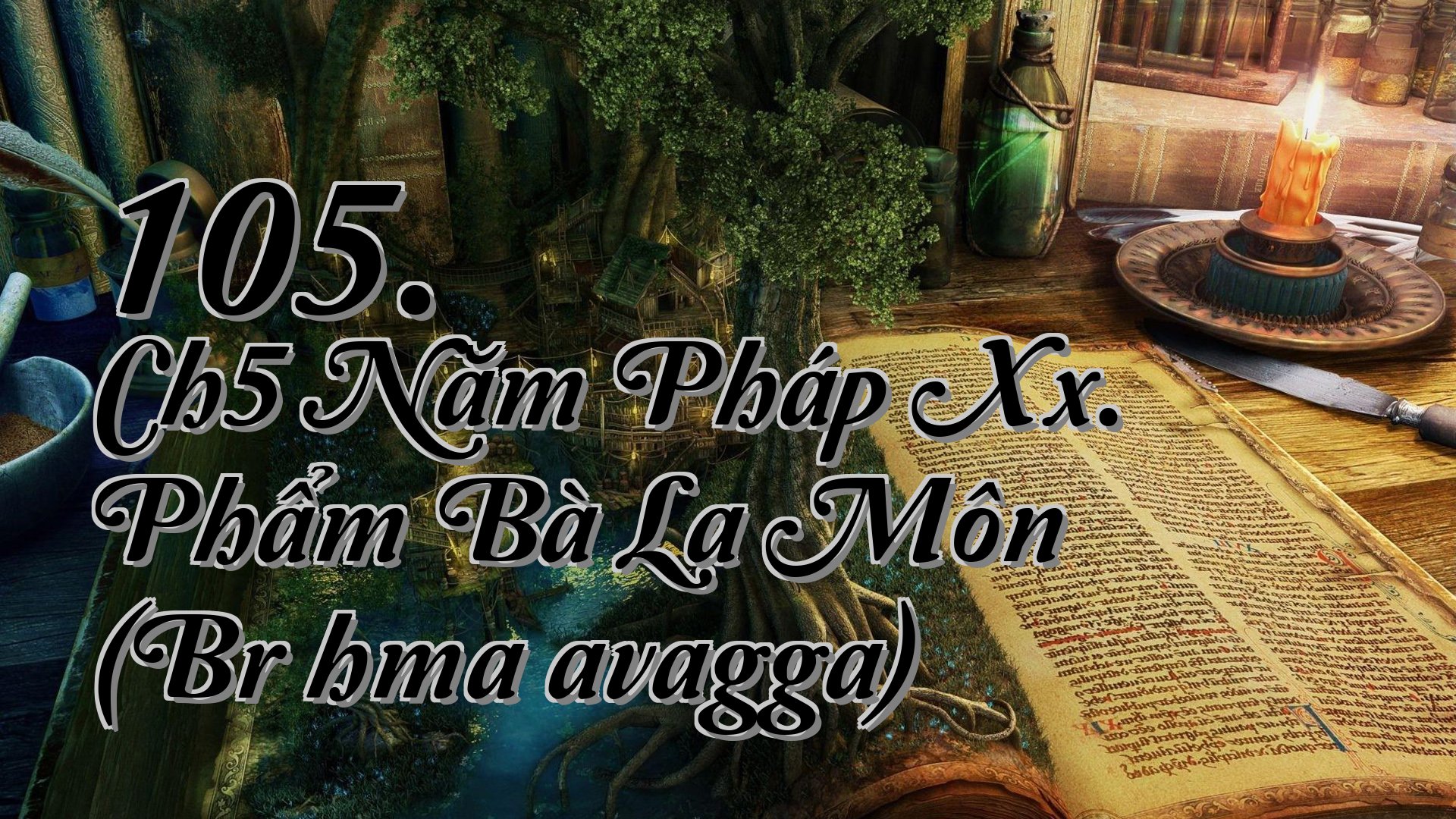 cover-105. Ch5 Năm Pháp Xx. Phẩm Bà La Môn (Brāhmaṇavagga)