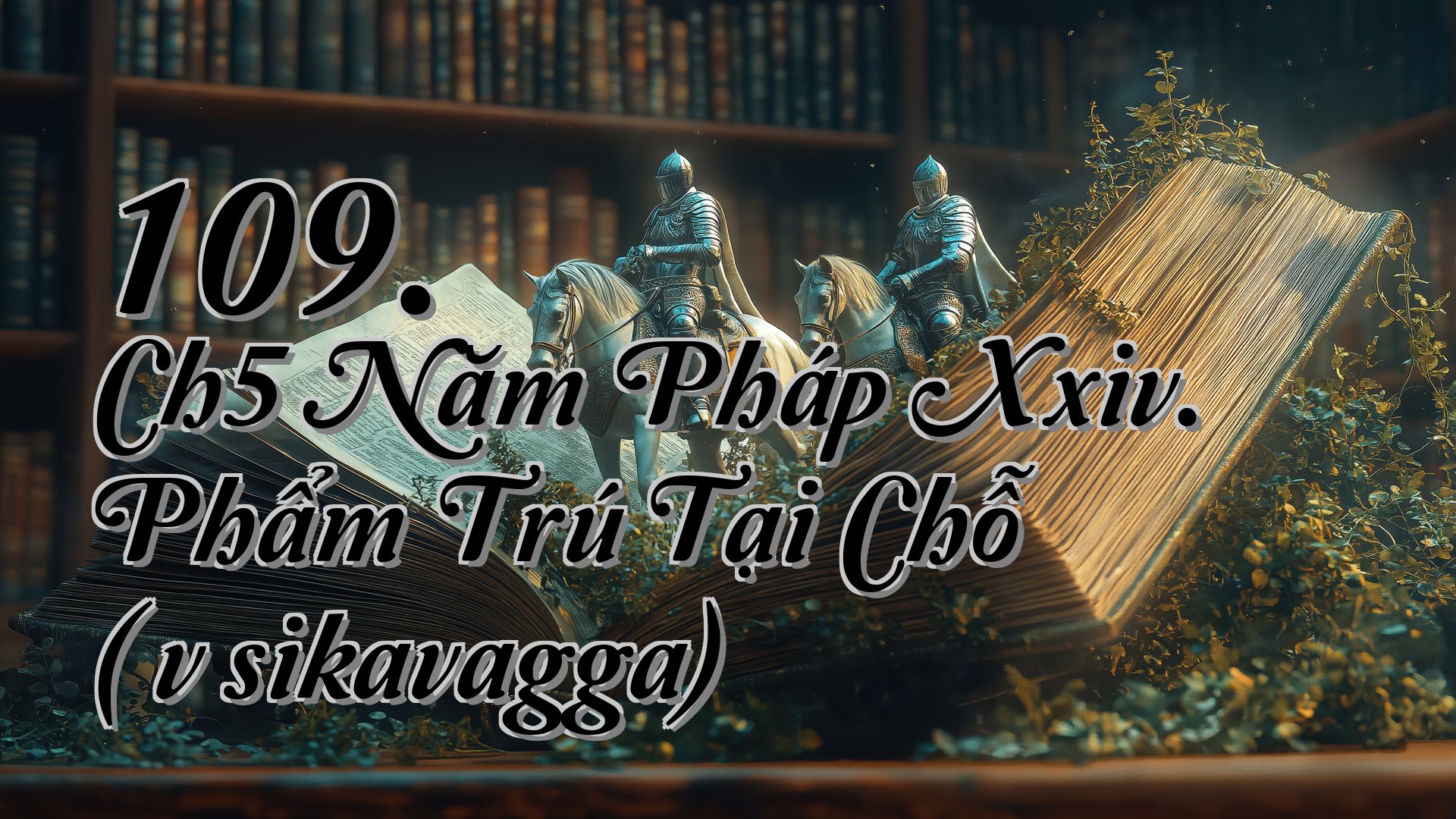 cover-109. Ch5 Năm Pháp Xxiv. Phẩm Trú Tại Chỗ (Āvāsikavagga)