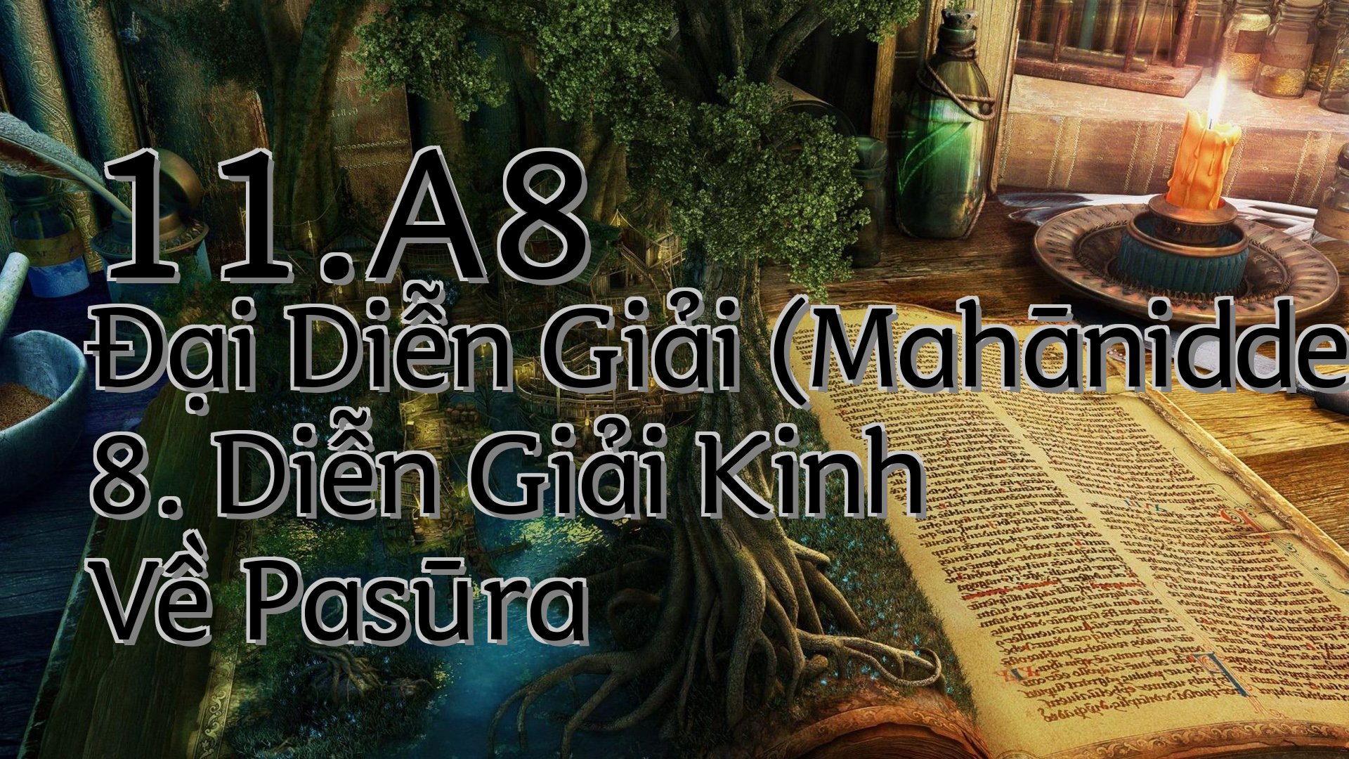 cover-11.A8 Đại Diễn Giải (Mahāniddesapāḷi) 8. Diễn Giải Kinh Về Pasūra