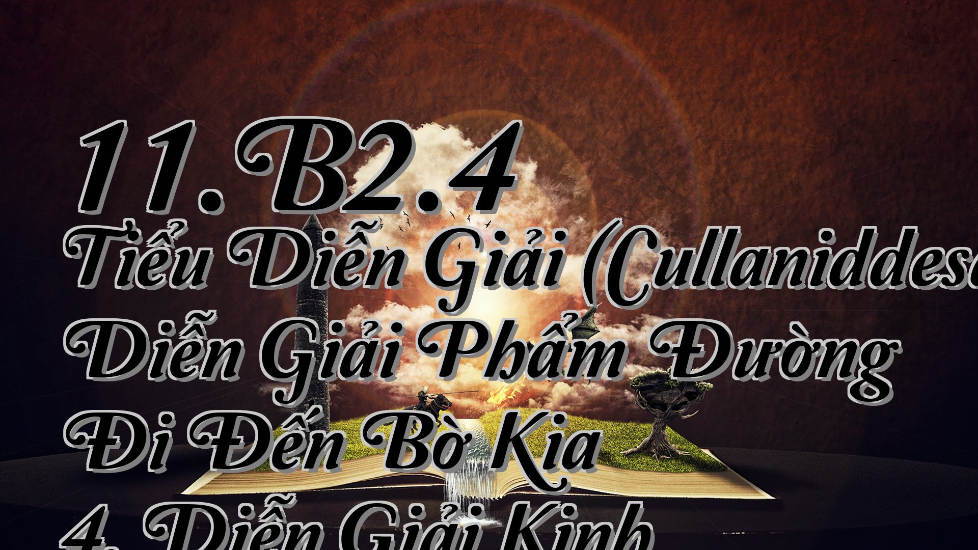 cover-11.B2.4 Tiểu Diễn Giải (Cullaniddesapāḷi) Diễn Giải Phẩm Đường Đi Đến Bờ Kia 4. Diễn Giải Kinh Mettagū