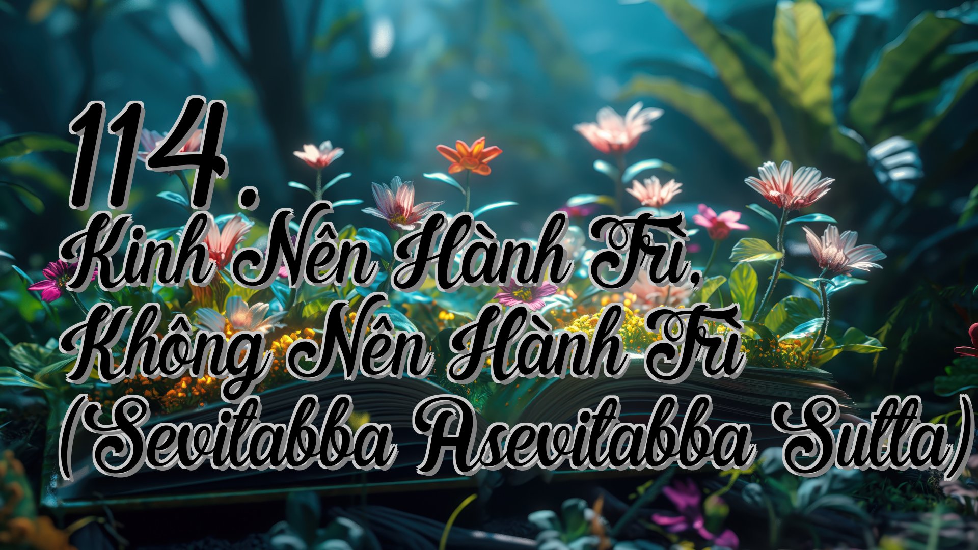 cover-114. Kinh Nên Hành Trì, Không Nên Hành Trì (Sevitabba Asevitabba Sutta)