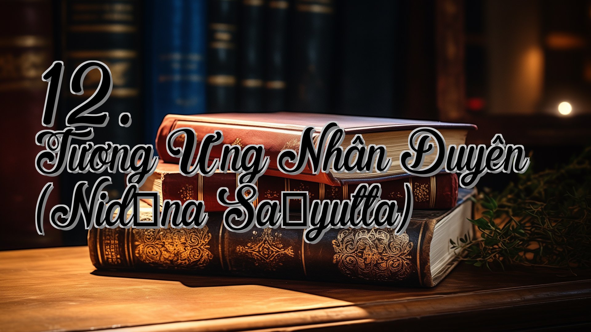 cover-12. Tương Ưng Nhân Duyên (Nidāna Saṃyutta)