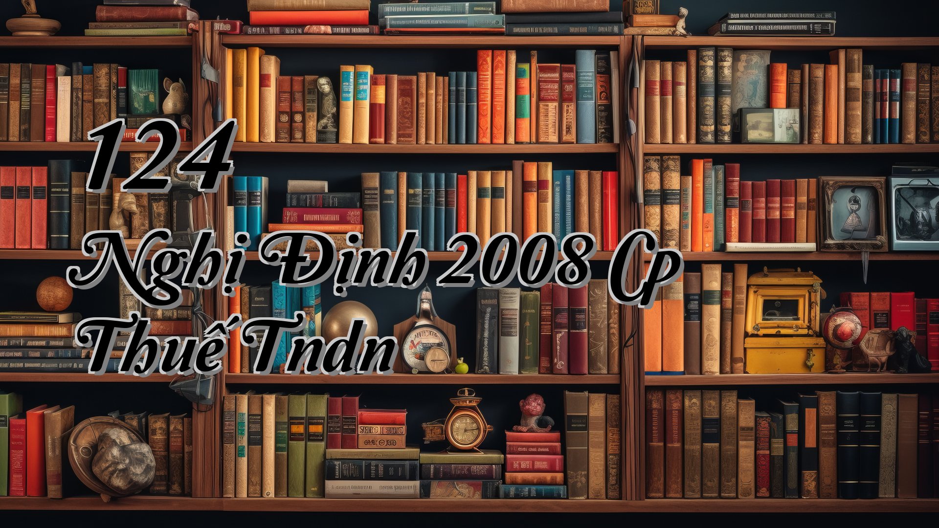 cover-124 Nghị Định 2008 Cp Thuế Tndn