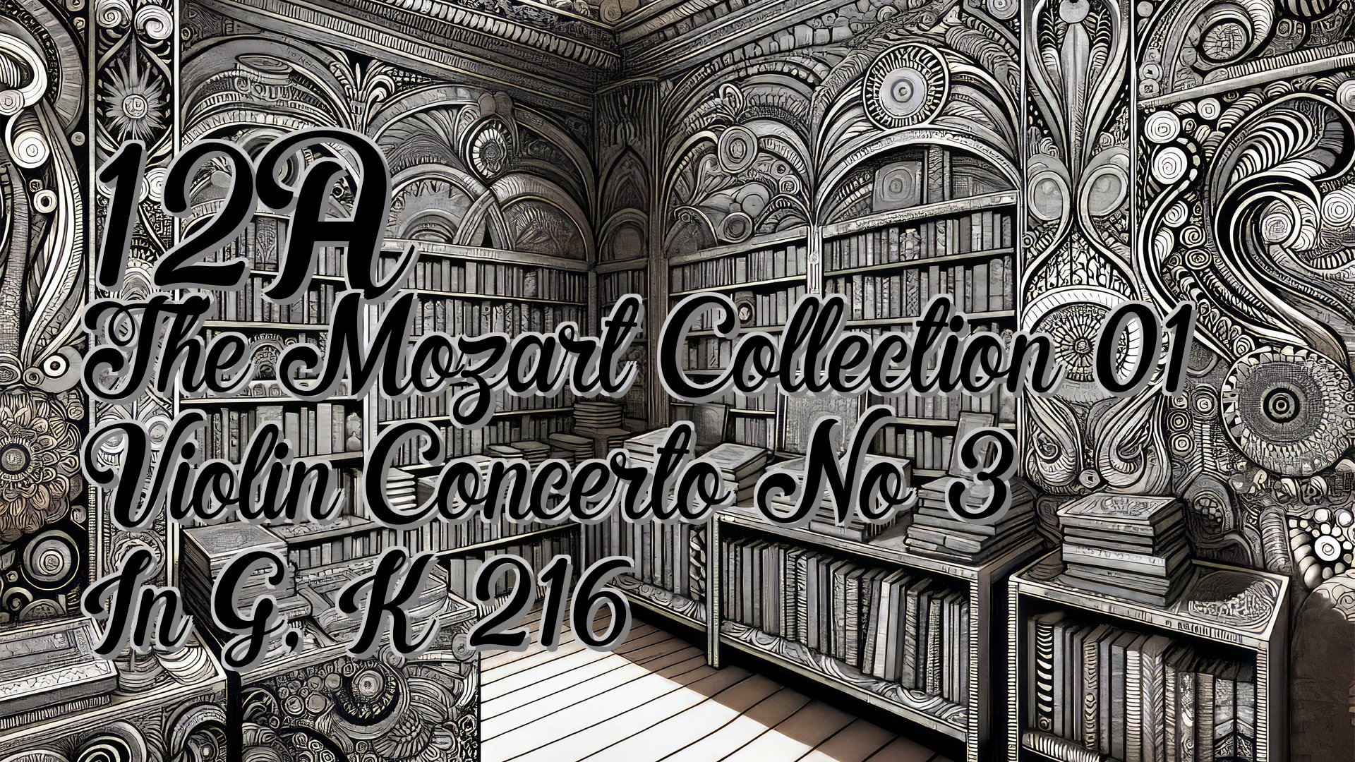 cover-12A The Mozart Collection 01 Violin Concerto No 3 In G, K 216