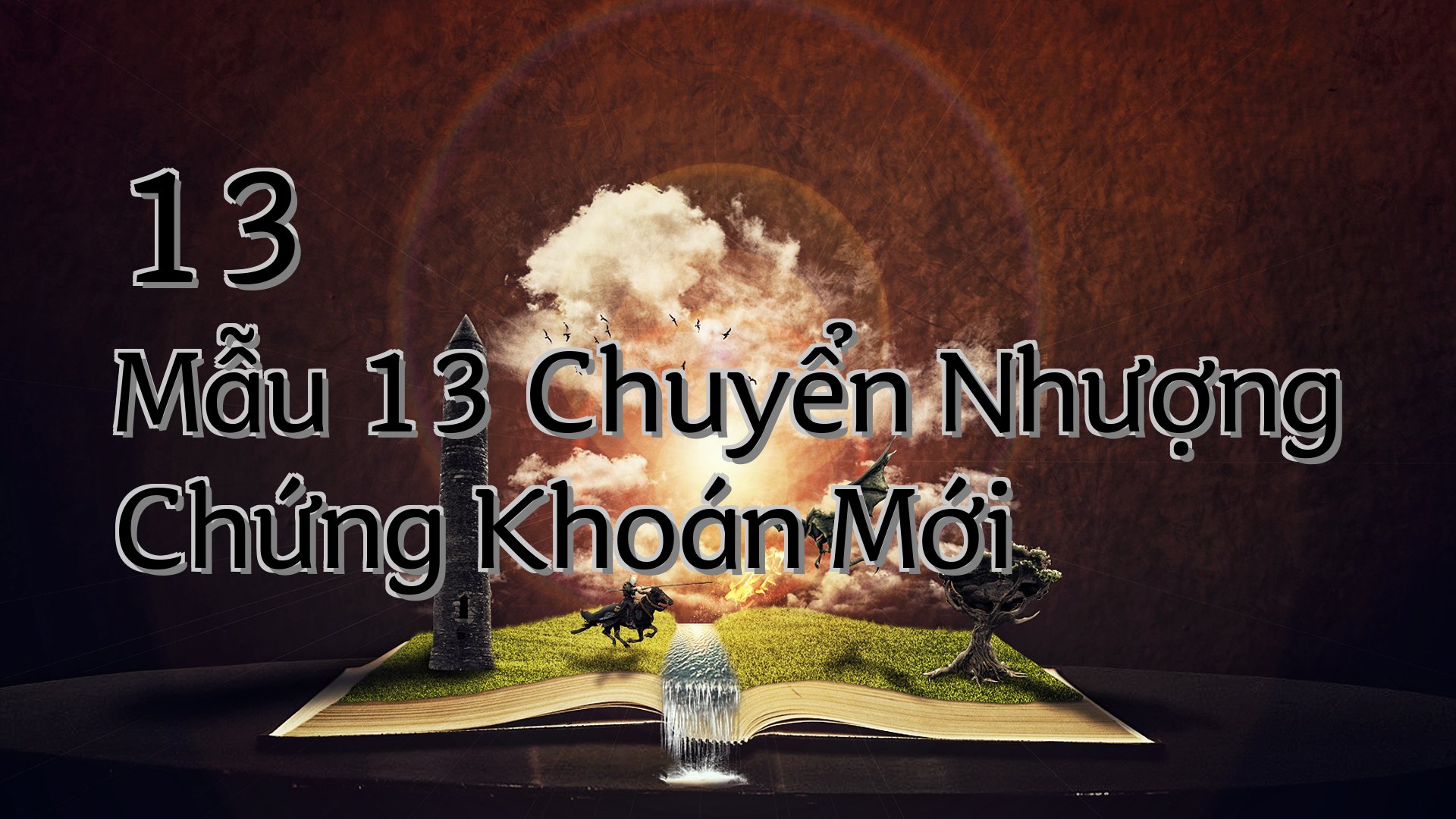 cover-13 Mẫu 13 Chuyển Nhượng Chứng Khoán Mới