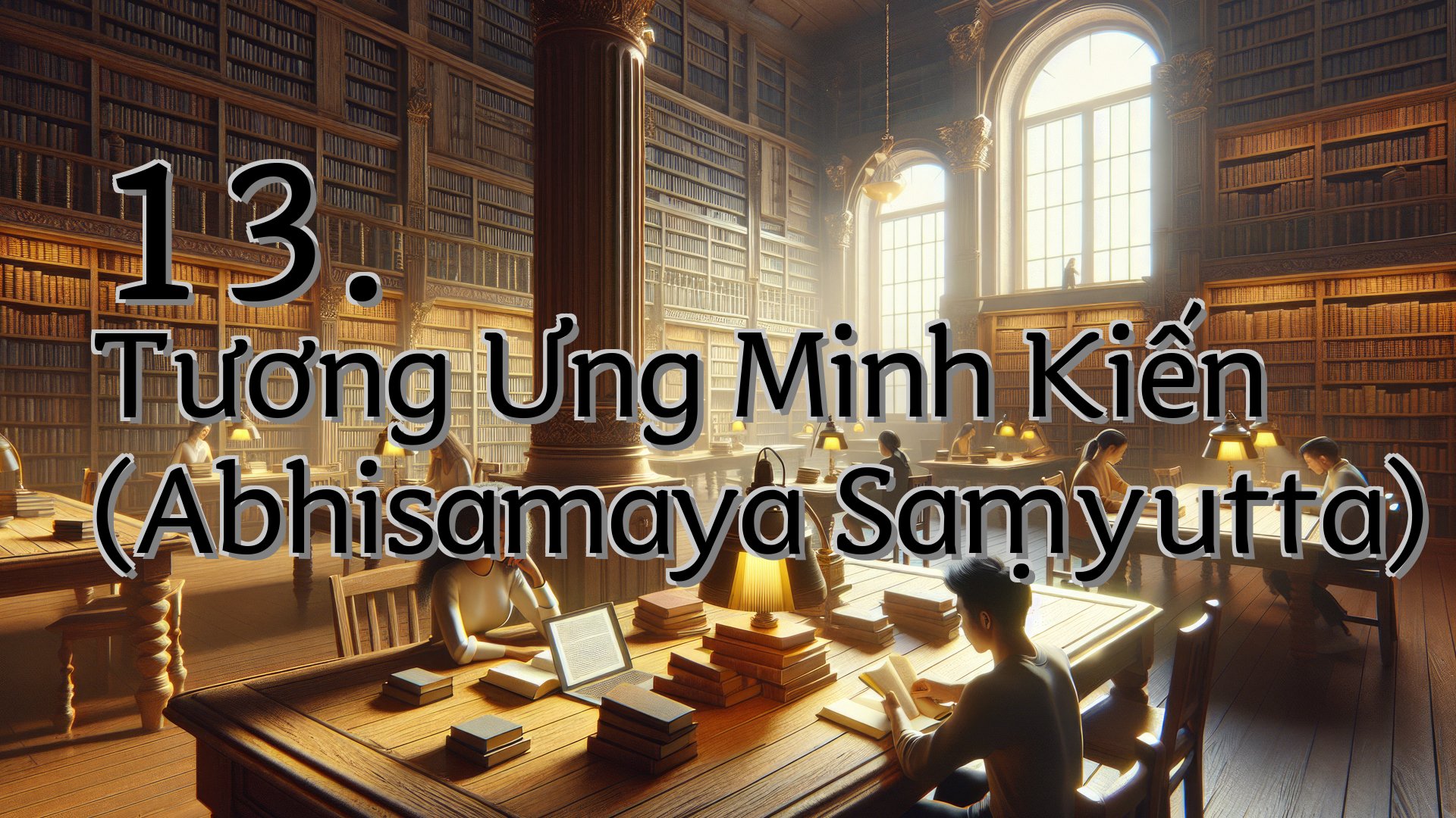 cover-13. Tương Ưng Minh Kiến (Abhisamaya Saṃyutta)