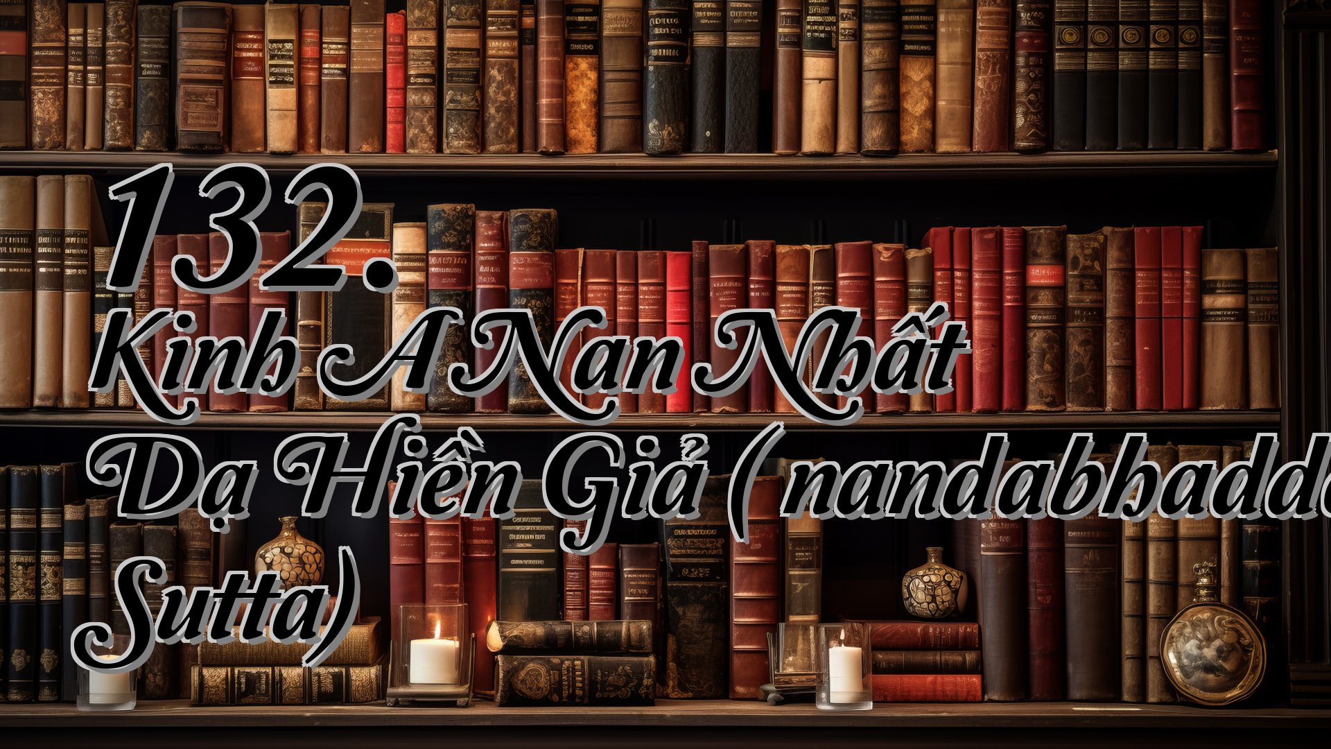 cover-132. Kinh A Nan Nhất Dạ Hiền Giả (Ānandabhaddekaratta Sutta)