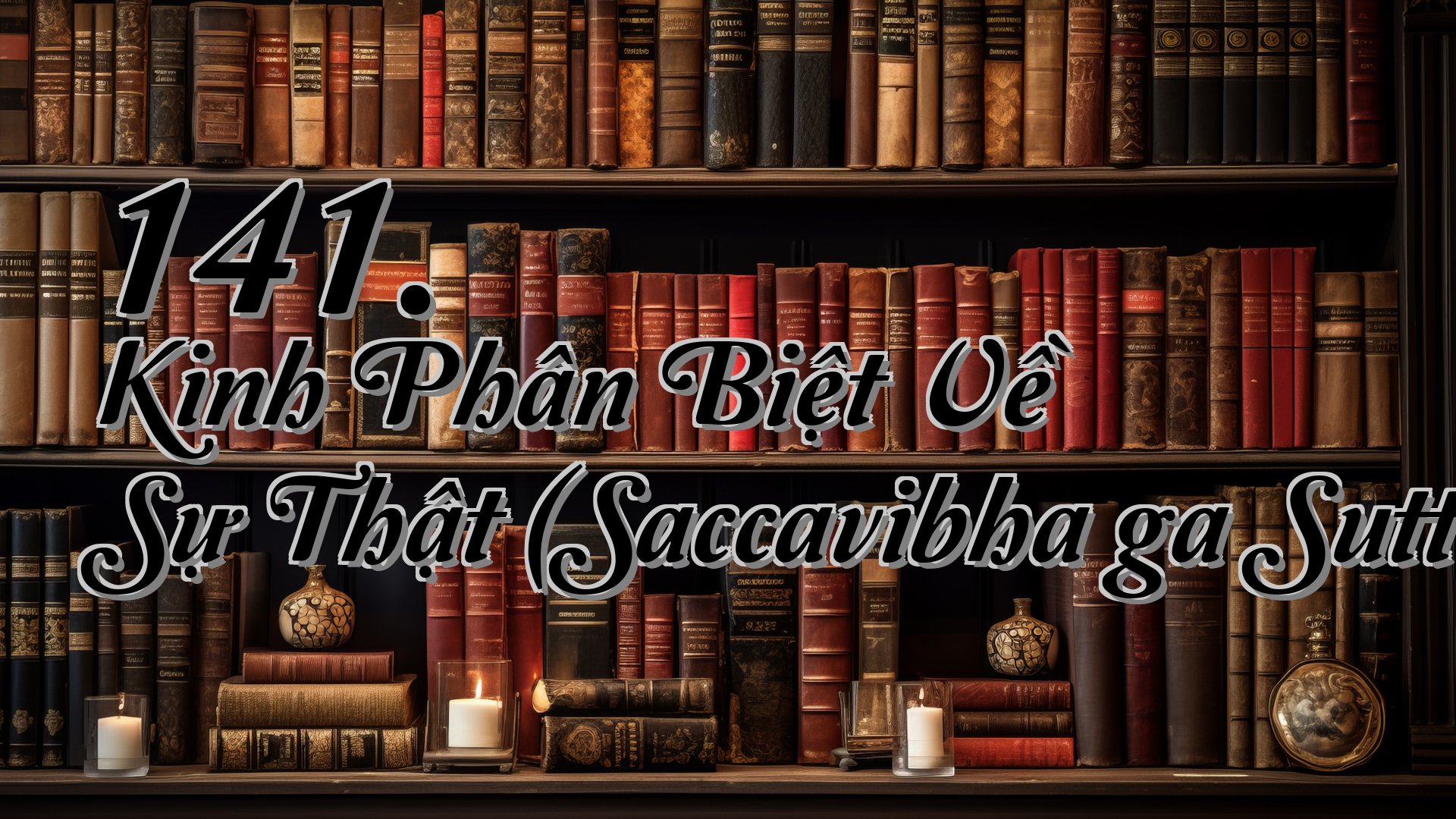 cover-141. Kinh Phân Biệt Về Sự Thật (Saccavibhaṅga Sutta)
