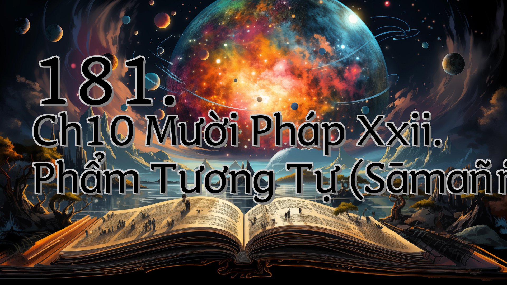 cover-181. Ch10 Mười Pháp Xxii. Phẩm Tương Tự (Sāmaññavagga)