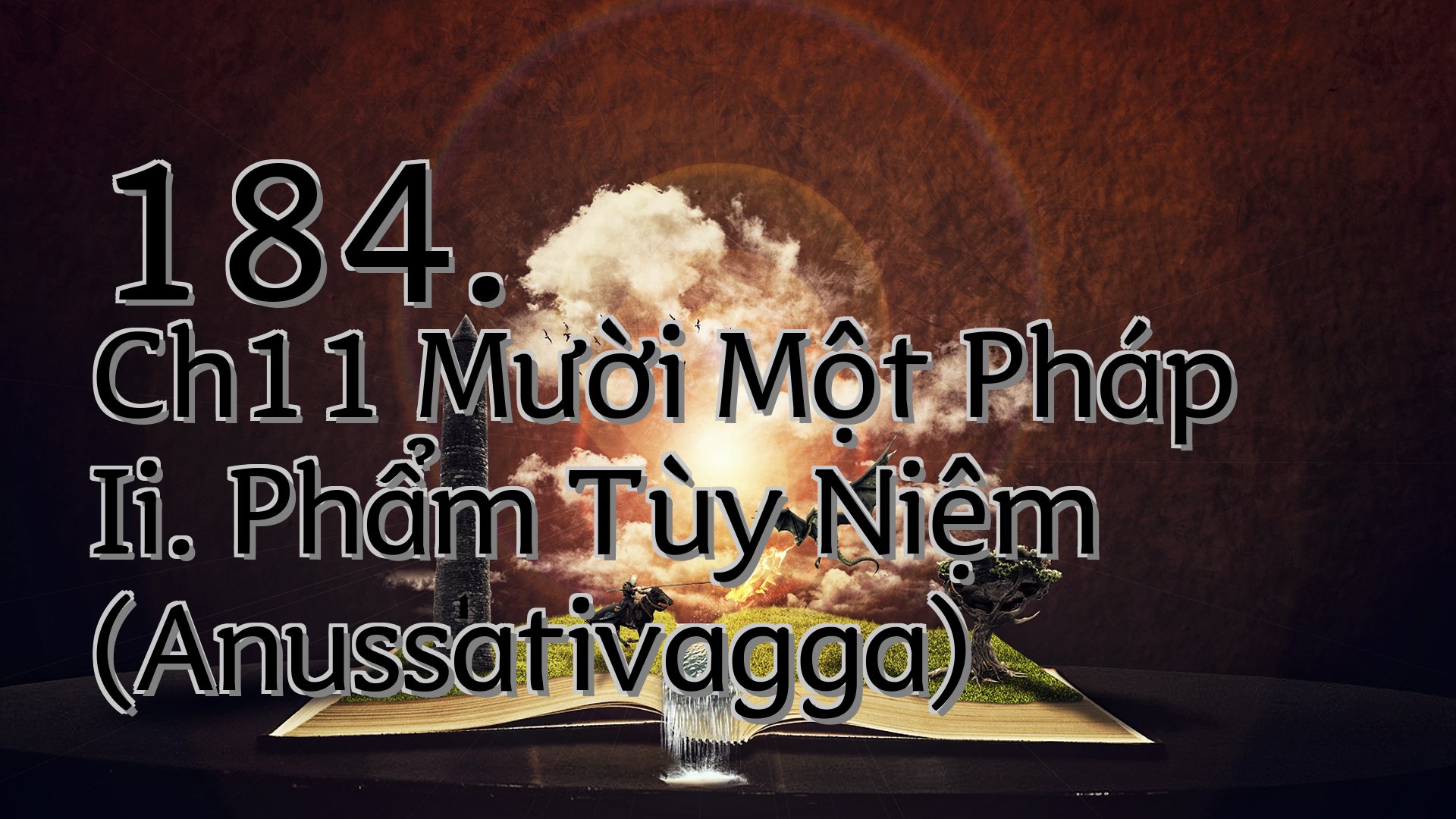 cover-184. Ch11 Mười Một Pháp Ii. Phẩm Tùy Niệm (Anussativagga)