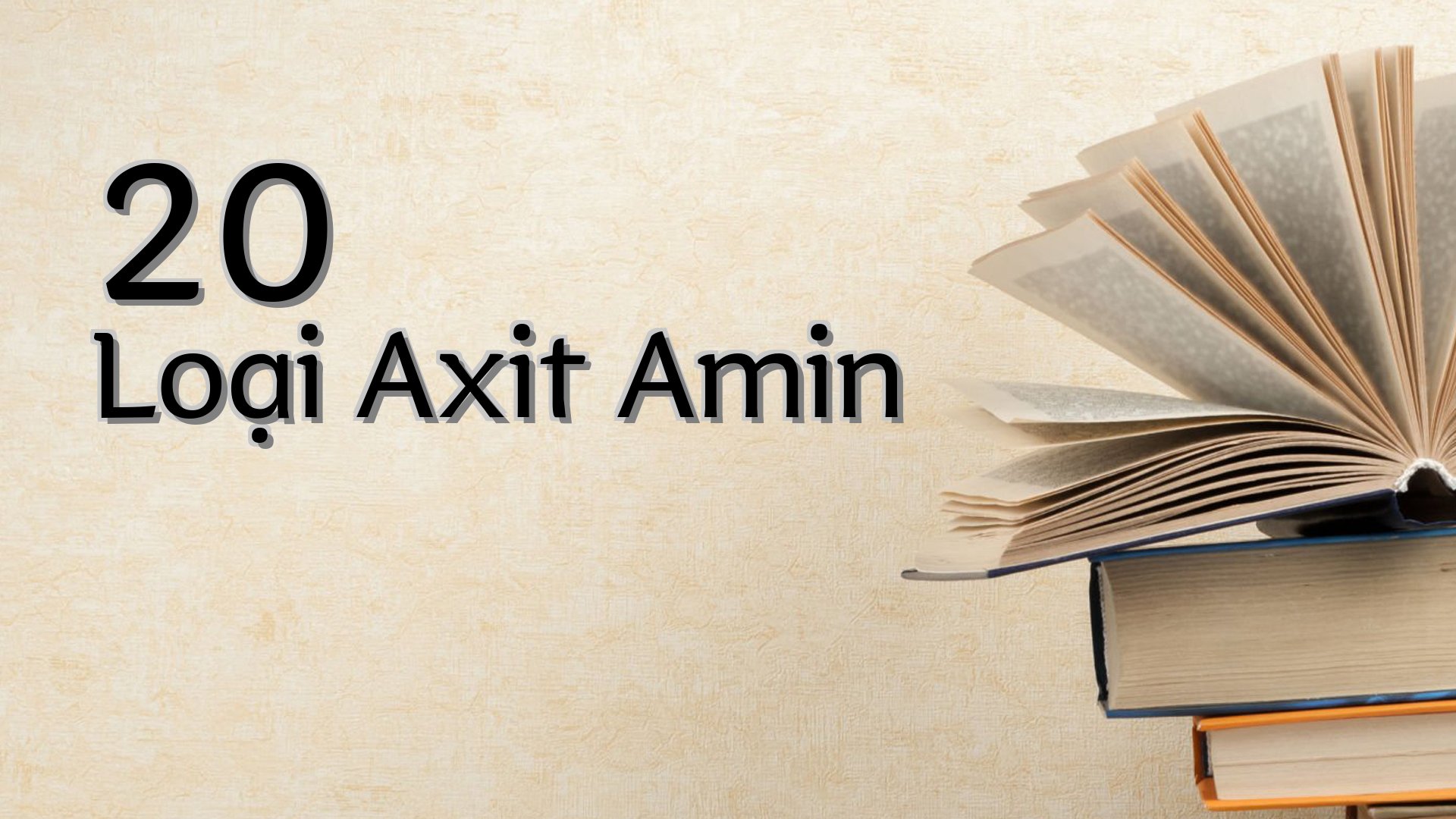 cover-20 Loại Axit Amin