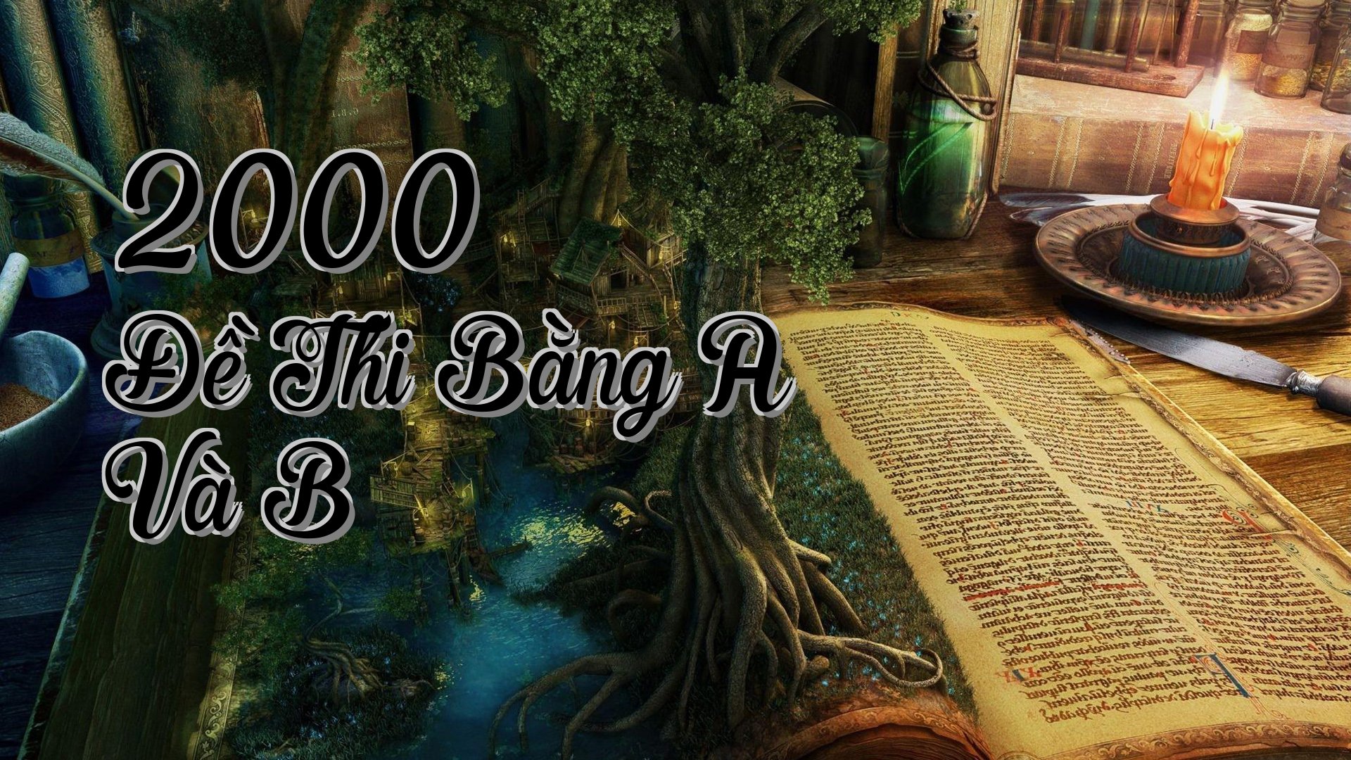 cover-2000 Đề Thi Bằng A Và B