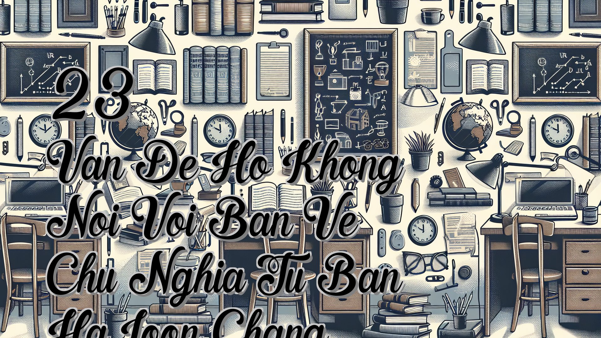 cover-23 Van De Ho Khong Noi Voi Ban Ve Chu Nghia Tu Ban Ha Joon Chang