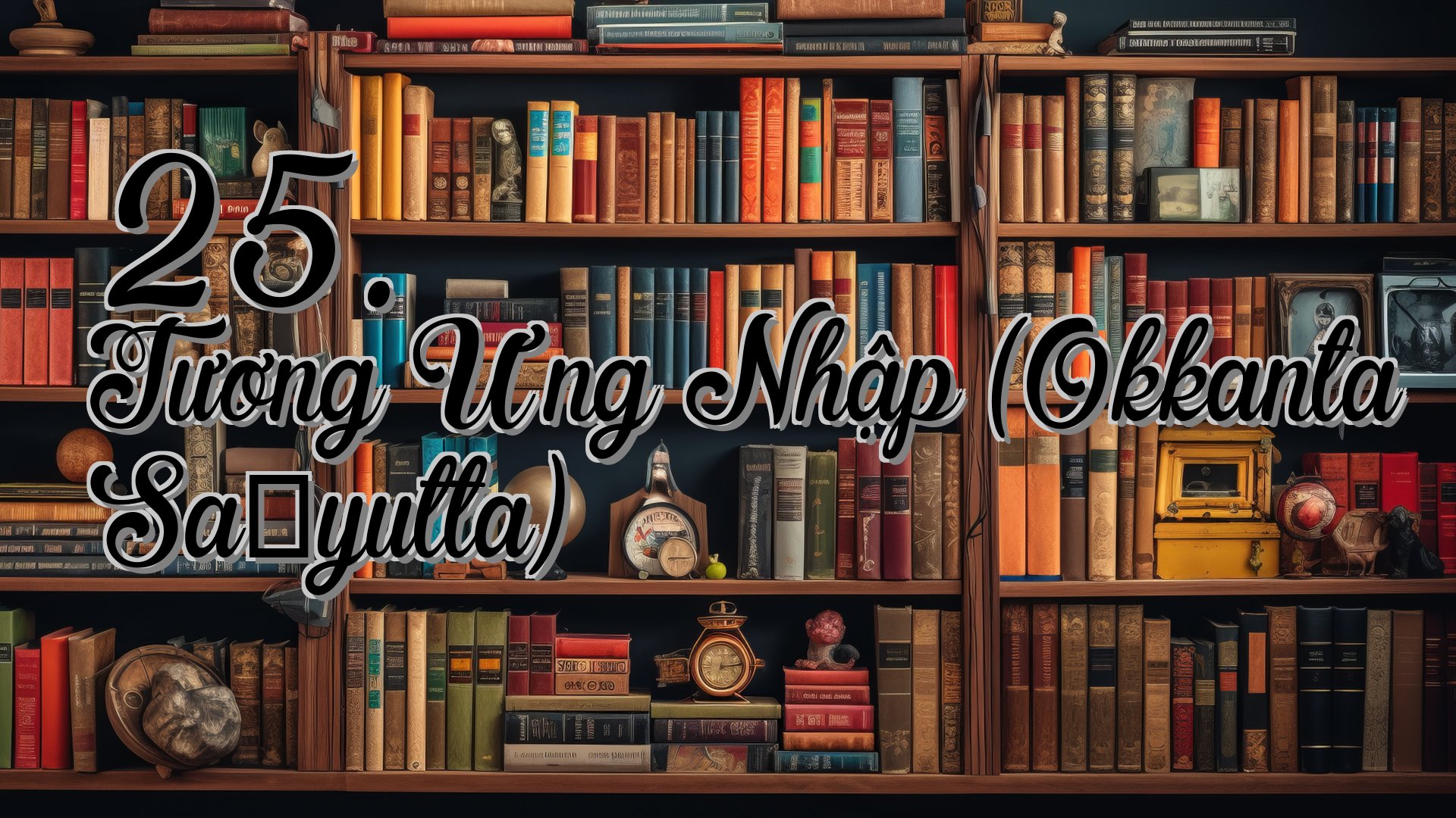 cover-25. Tương Ưng Nhập (Okkanta Saṃyutta)