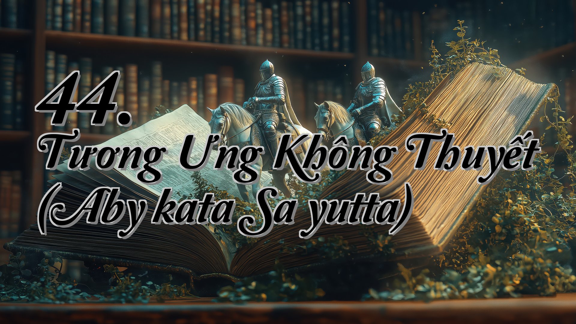 cover-44. Tương Ưng Không Thuyết (Abyākata Saṃyutta)