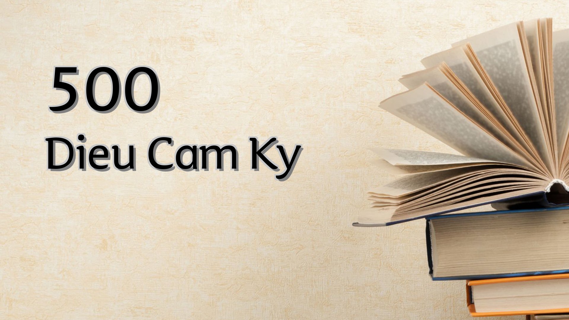 Cover image for 500 Dieu Cam Ky