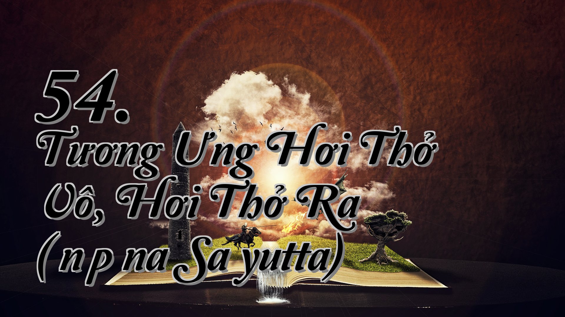 cover-54. Tương Ưng Hơi Thở Vô, Hơi Thở Ra (Ānāpāna Saṃyutta)