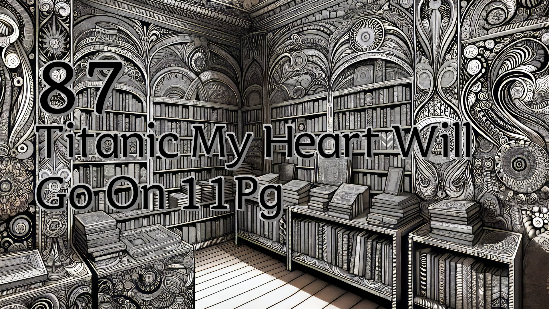 cover-87 Titanic My Heart Will Go On 11Pg