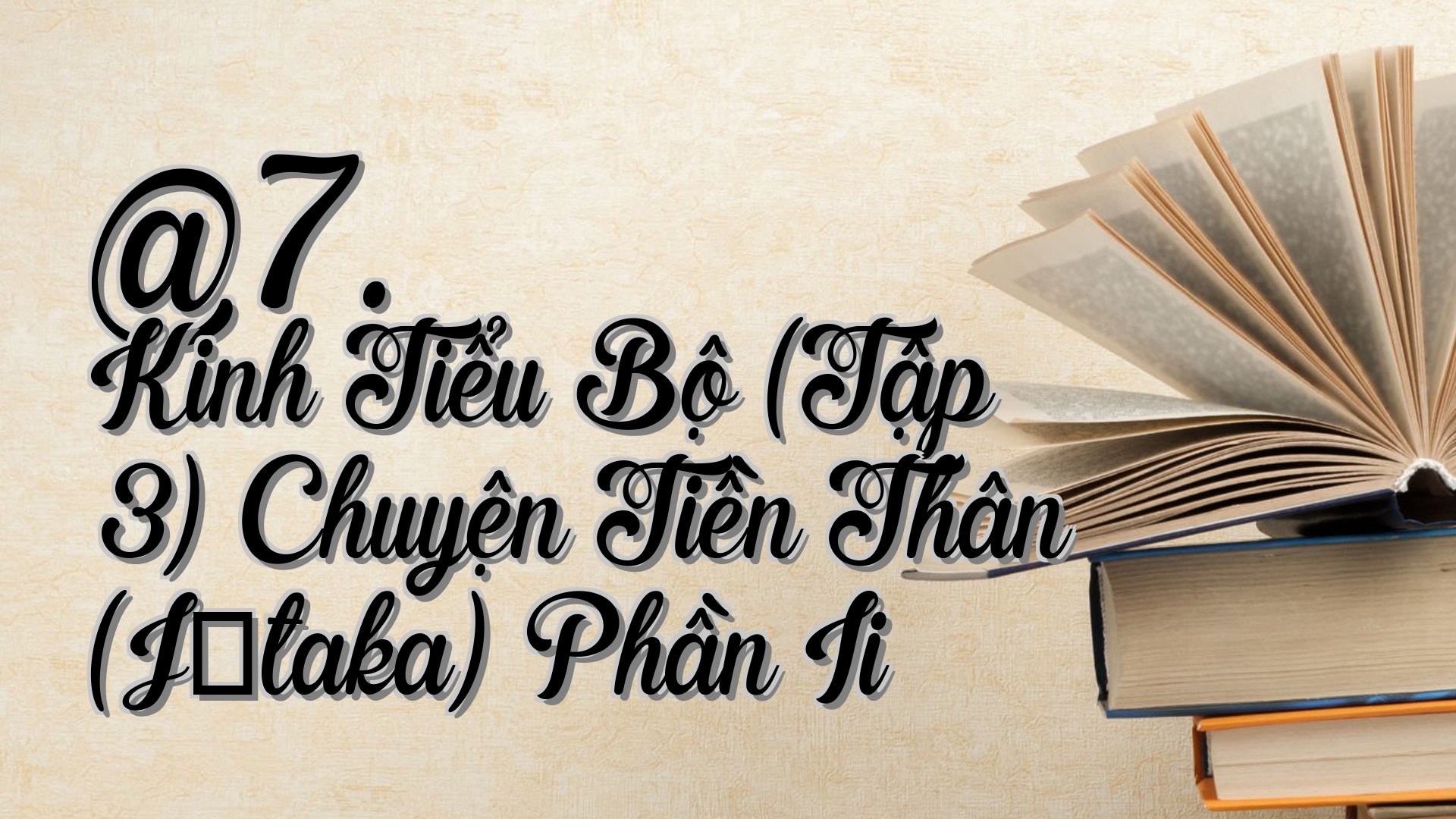 cover-@7. Kinh Tiểu Bộ (Tập 3) Chuyện Tiền Thân (Jātaka) Phần Ii