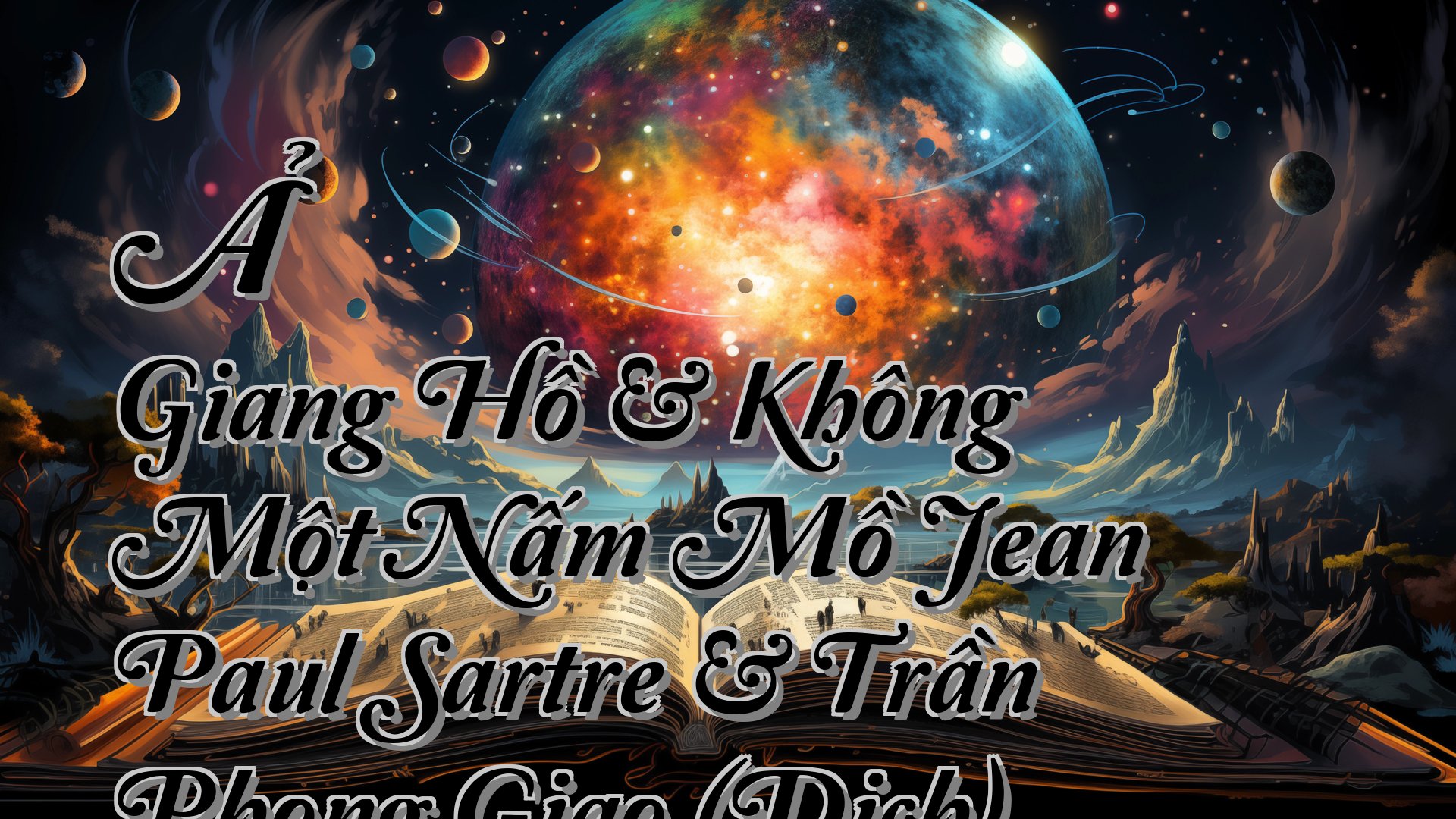 Cover image for Ả Giang Hồ & Không Một Nấm Mồ Jean Paul Sartre & Trần Phong Giao (Dịch)