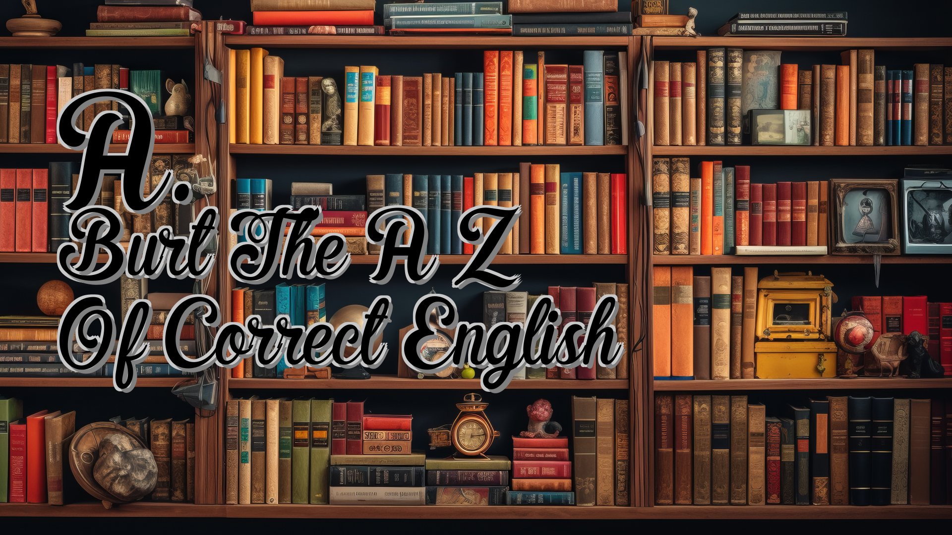 cover-A. Burt The A Z Of Correct English
