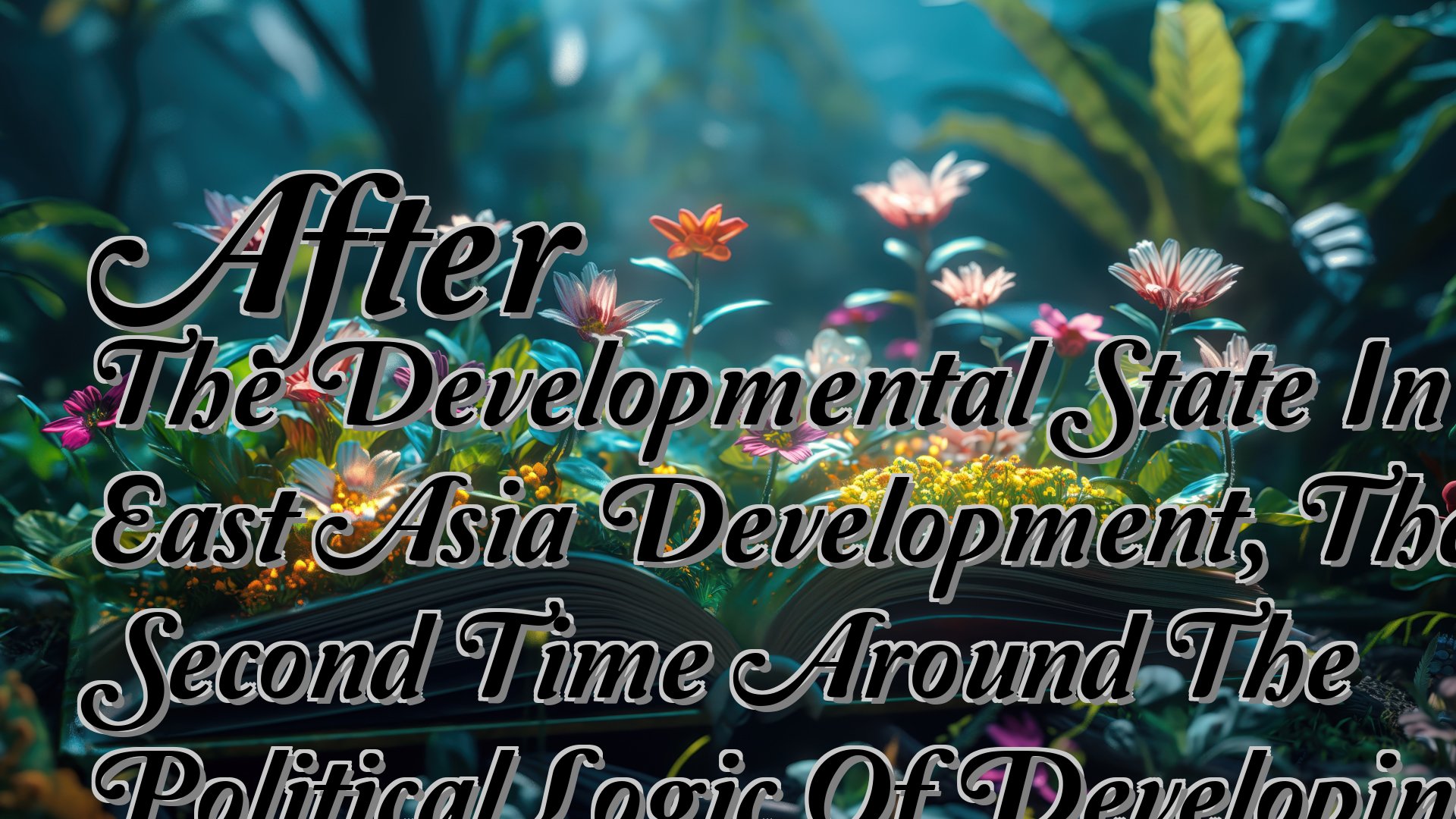 cover-After The Developmental State In East Asia Development, The Second Time Around The Political Logic Of Developing Western China