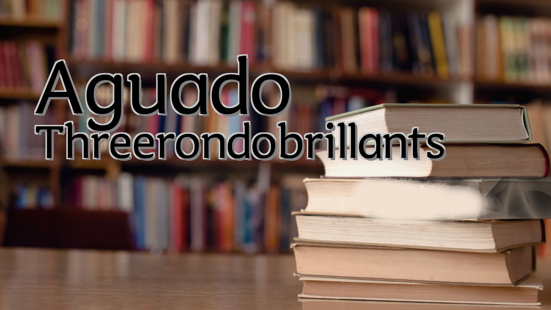 cover-Aguado Threerondobrillants