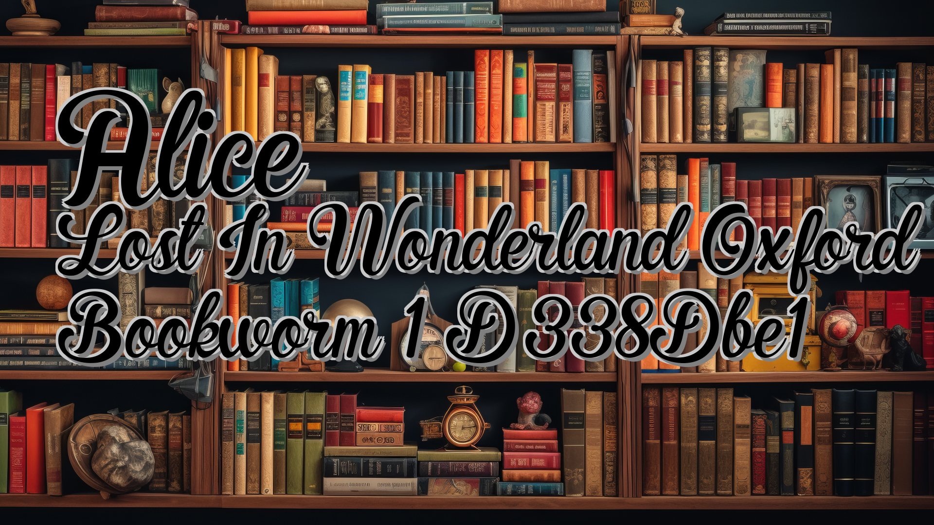 cover-Alice Lost In Wonderland Oxford Bookworm 1 D338Dbe1