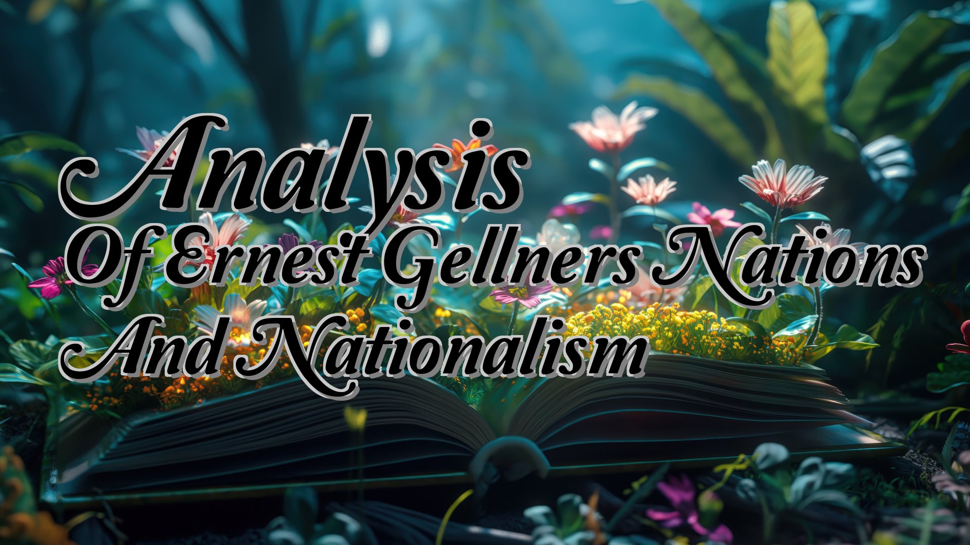 cover-Analysis Of Ernest Gellners Nations And Nationalism