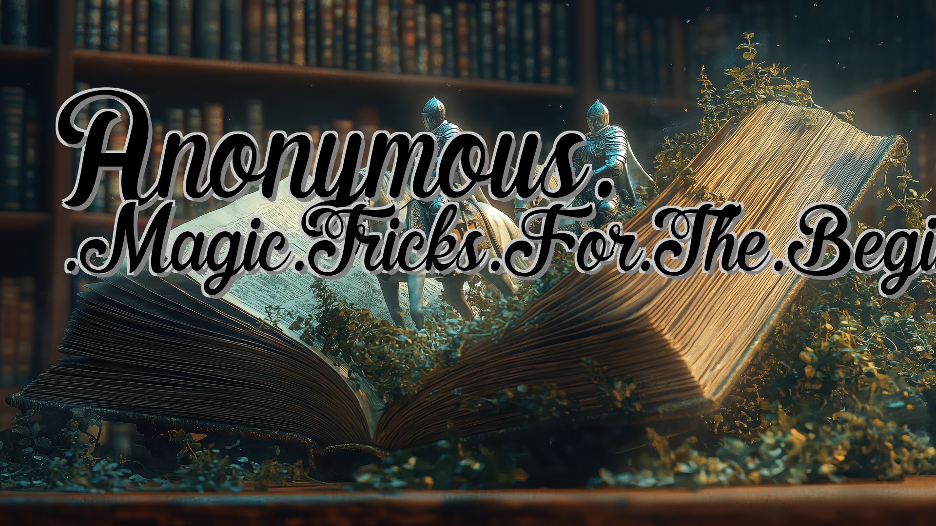 cover-Anonymous. .Magic.Tricks.For.The.Beginning.Magician