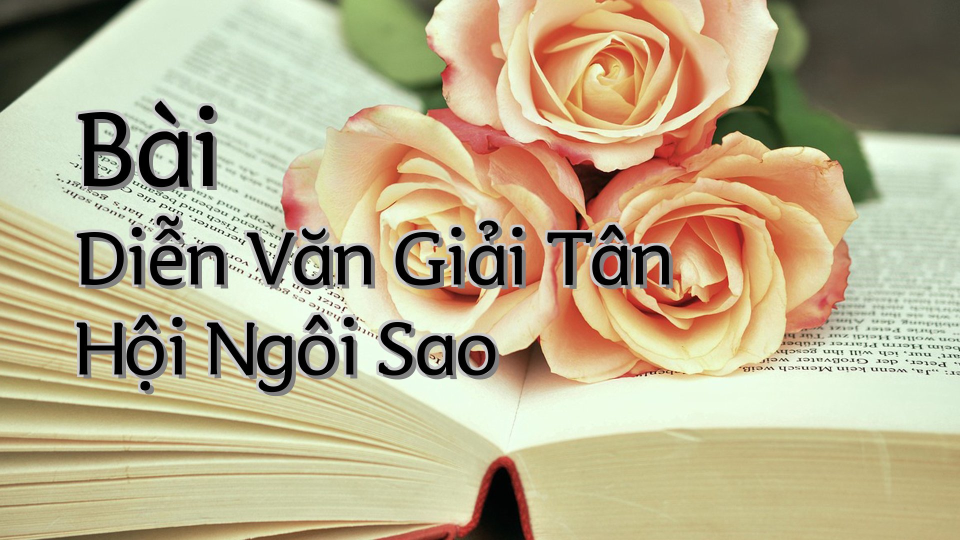 cover-Bài Diễn Văn Giải Tân Hội Ngôi Sao