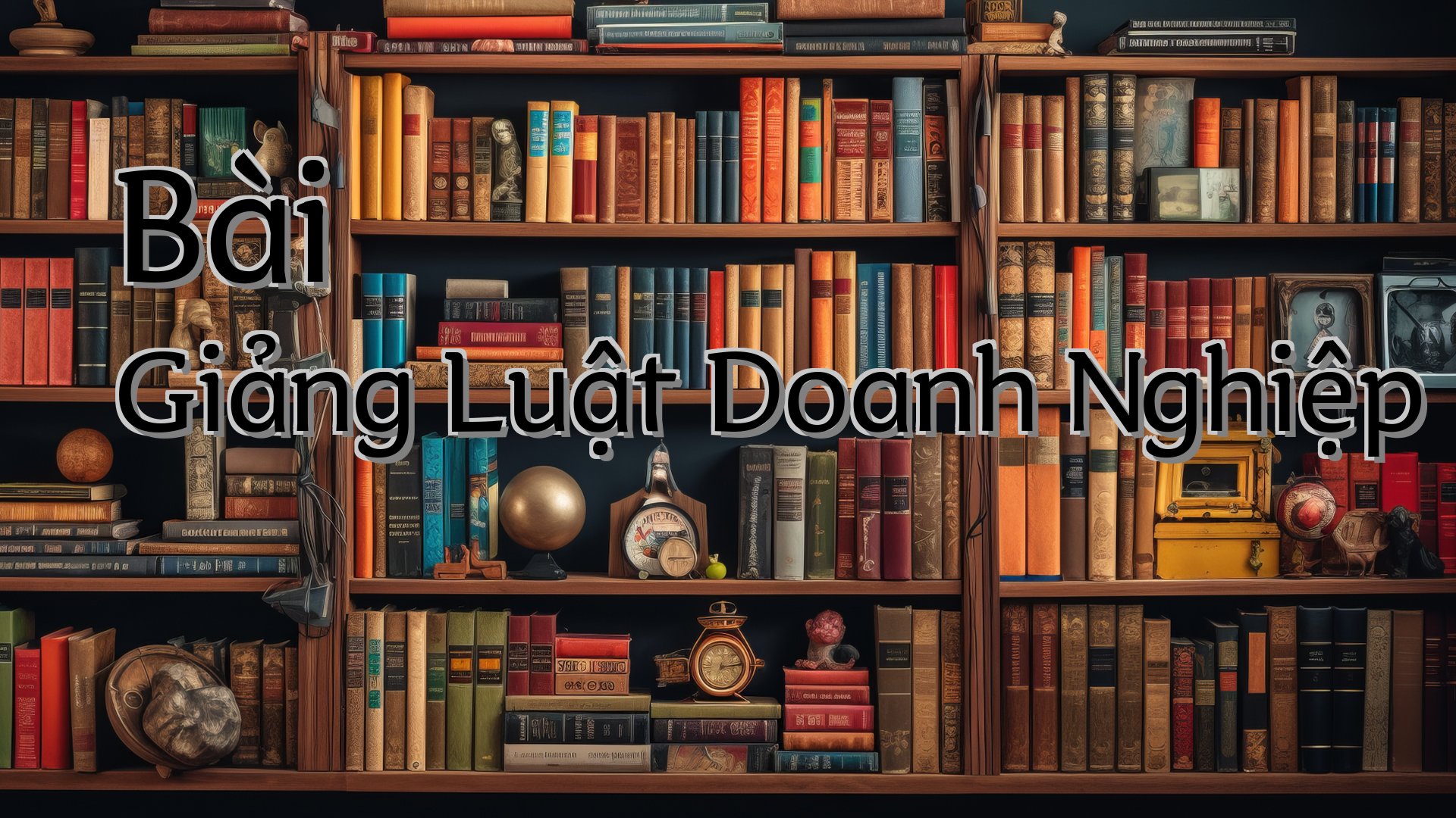 cover-Bài Giảng Luật Doanh Nghiệp