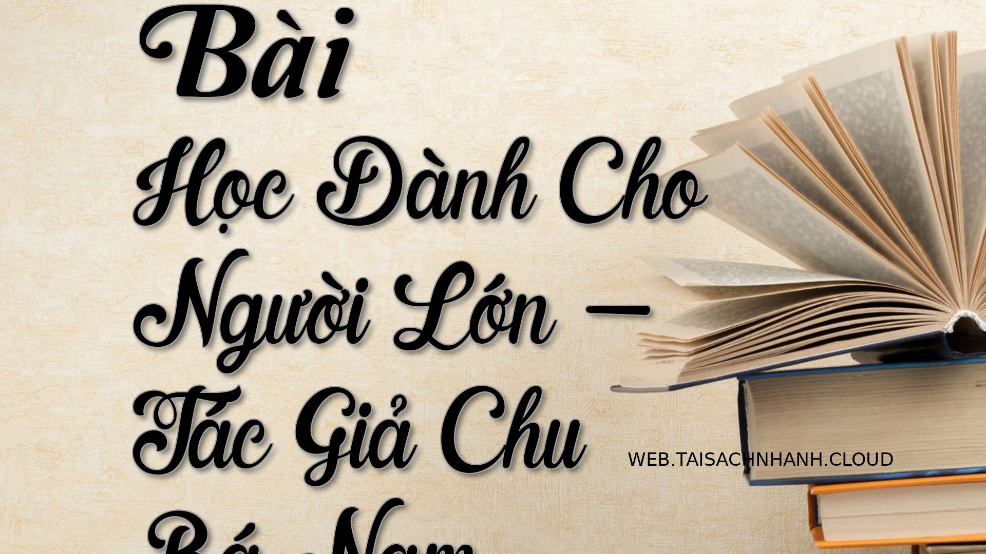 Cover Bai Hoc Danh Cho Ngu.jpg