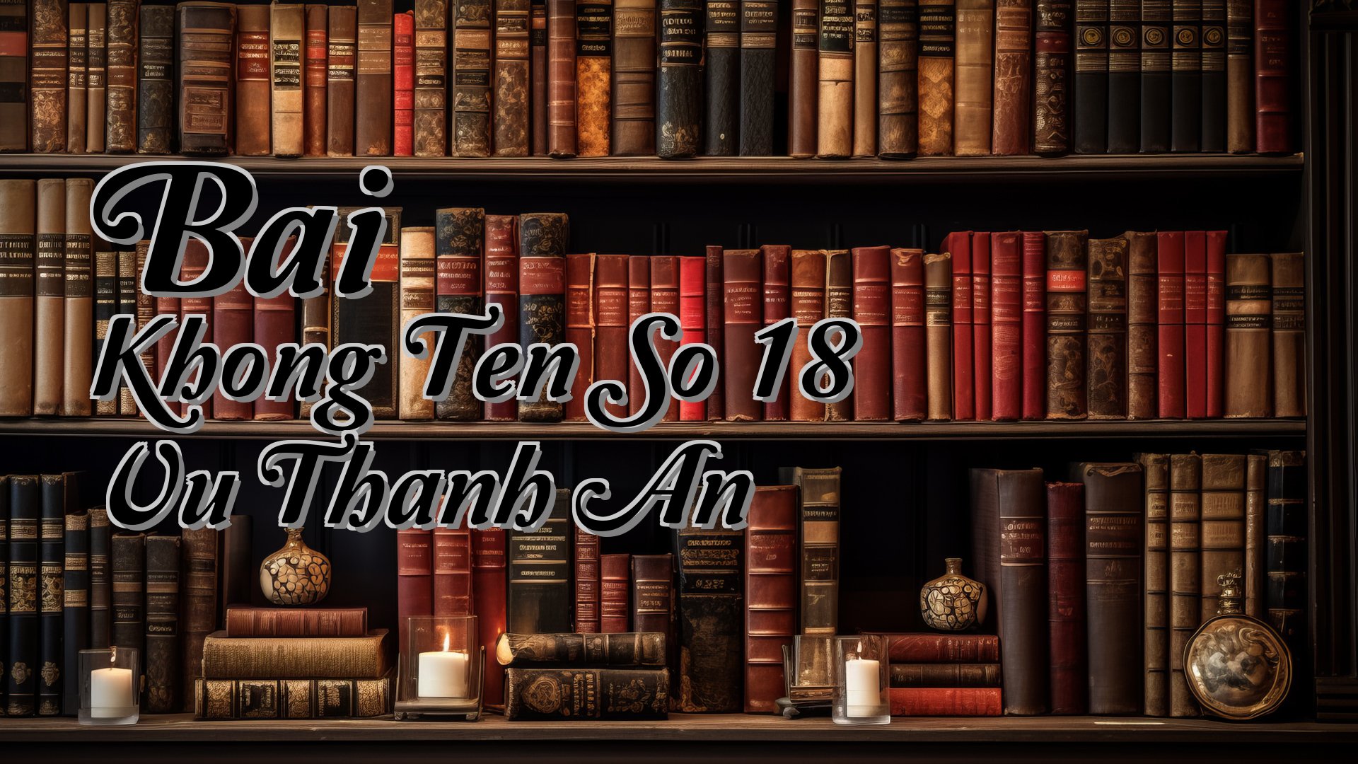 cover-Bai Khong Ten So 18 Vu Thanh An