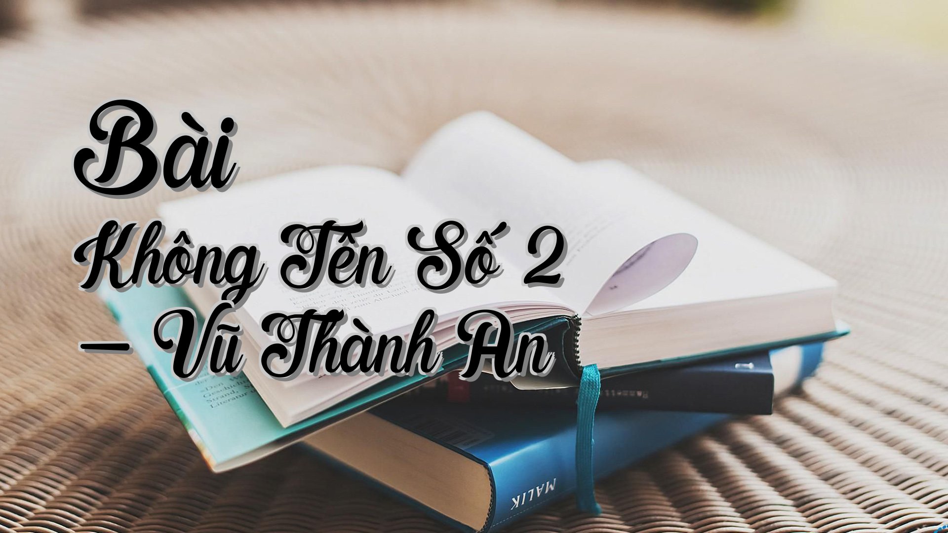 cover-Bài Không Tên Số 2 - Vũ Thành An