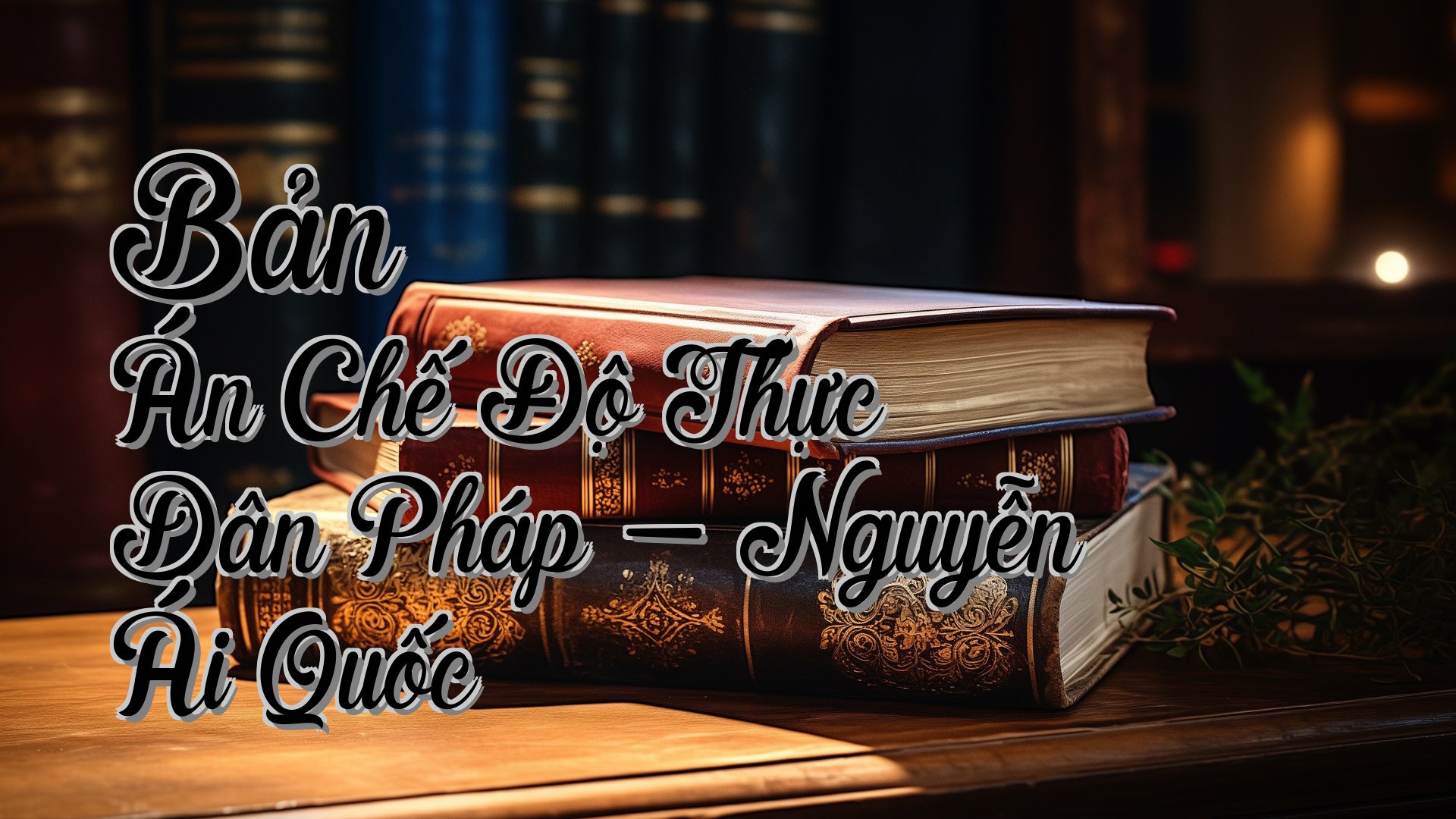 cover-Bản Án Chế Độ Thực Dân Pháp - Nguyễn Ái Quốc
