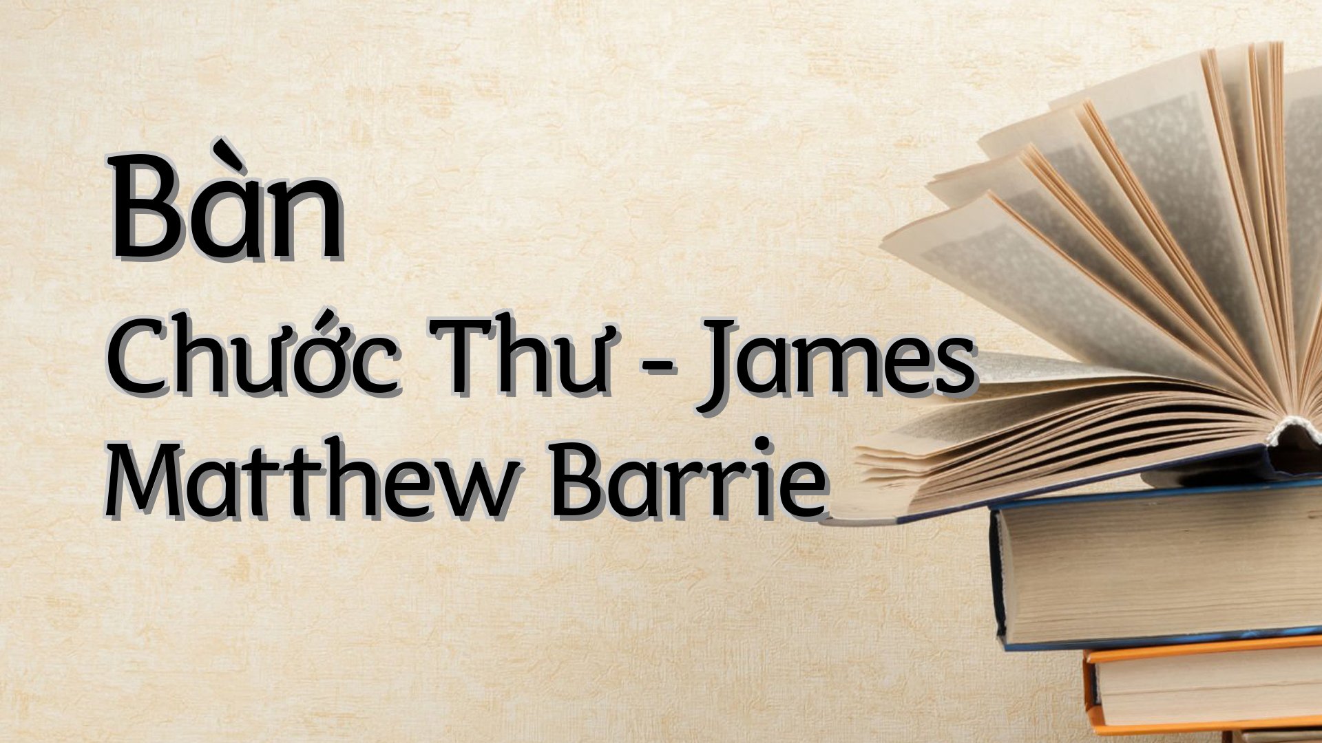 cover-Bàn Chước Thư - James Matthew Barrie